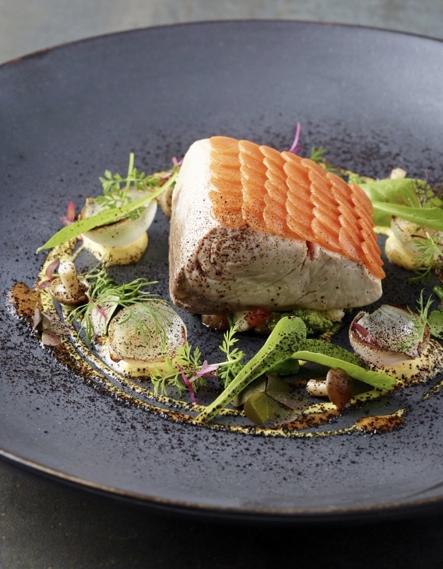 LAB 24 by KUmuda course with abalone barley risotto