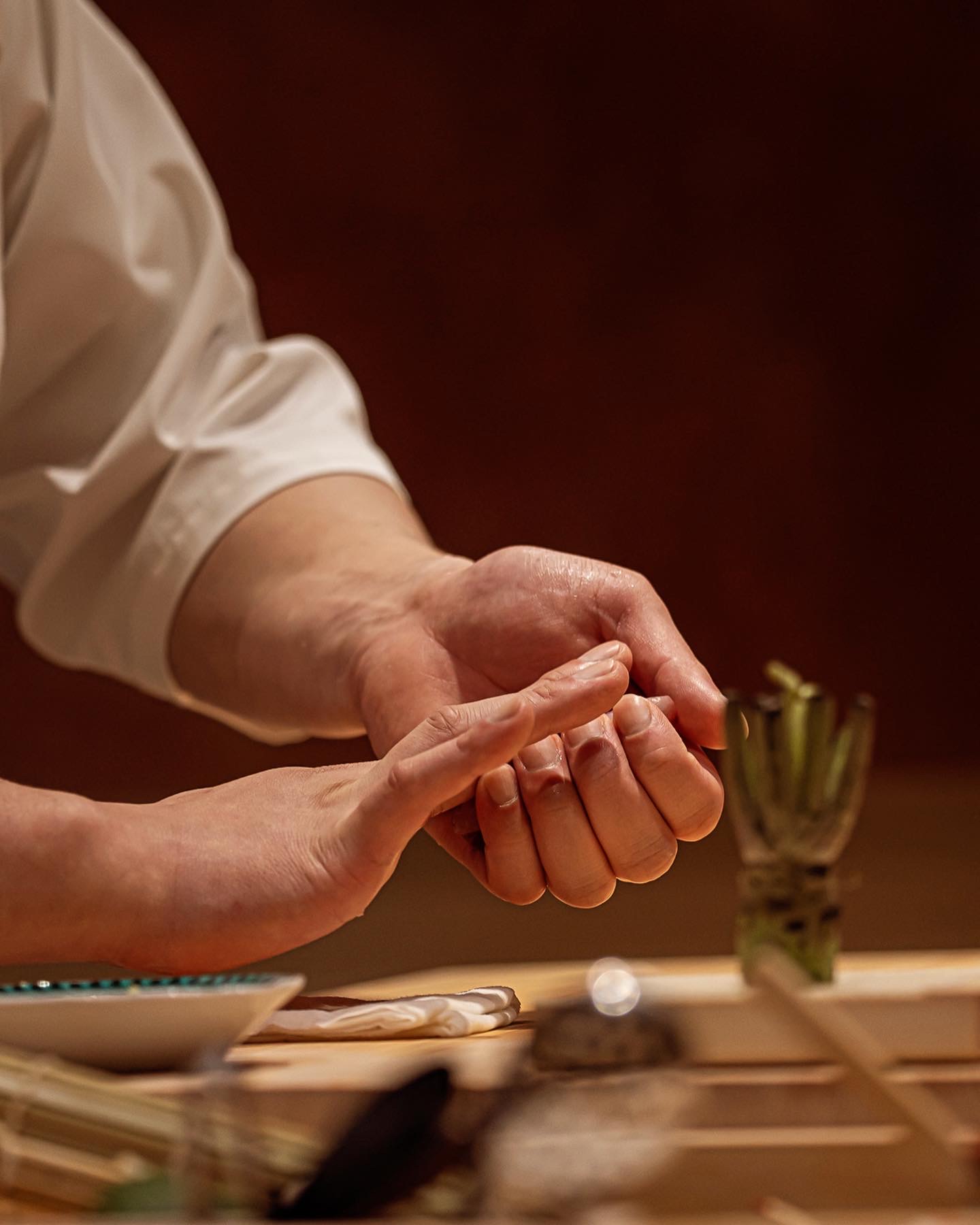 sushi_jyugoya omakase counter with seasonal nigiri