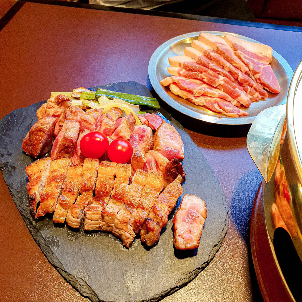 Gwanghwaro wood-fired oven pork belly and table charcoal grill