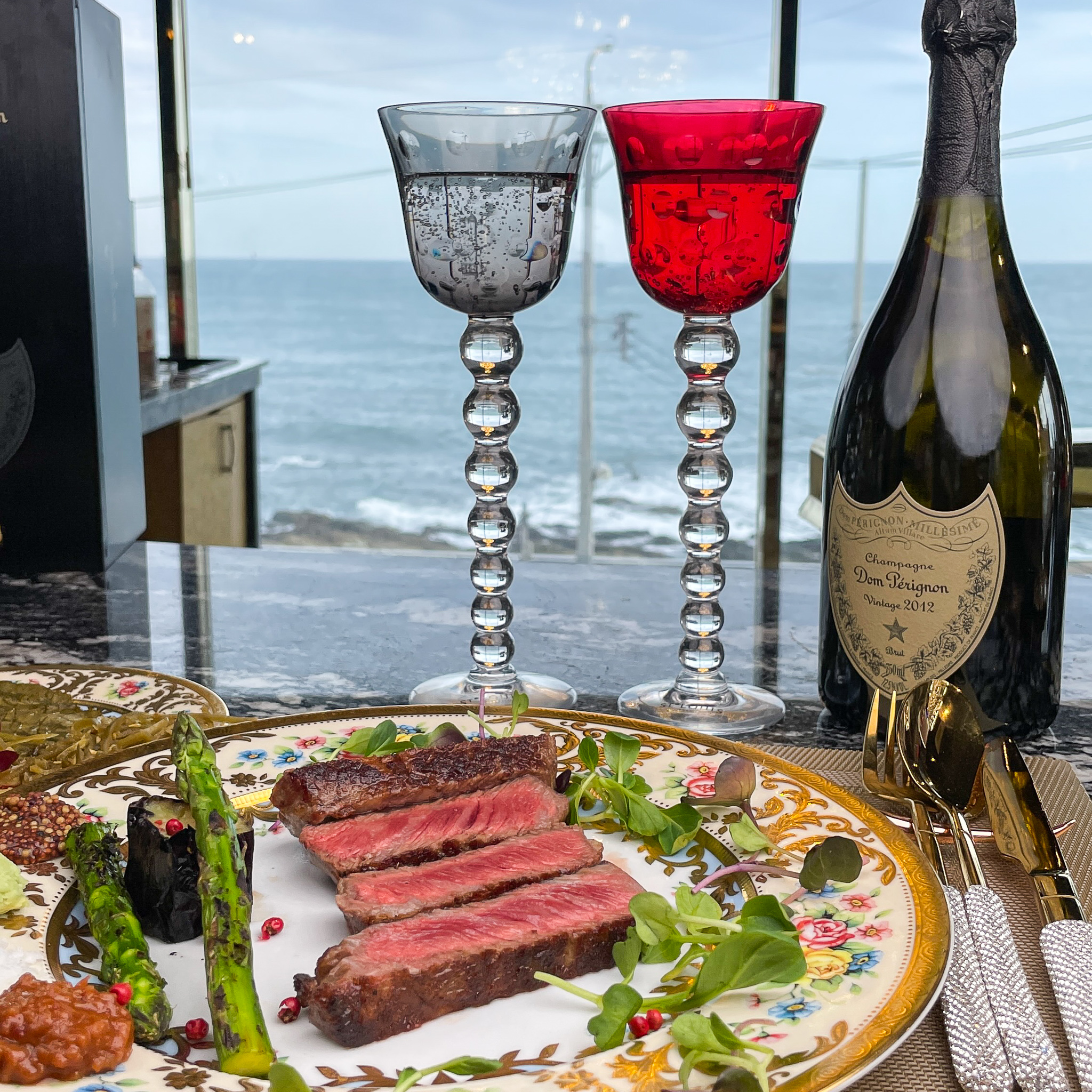 松亭No.1 VIP韩牛Omakase海景包间