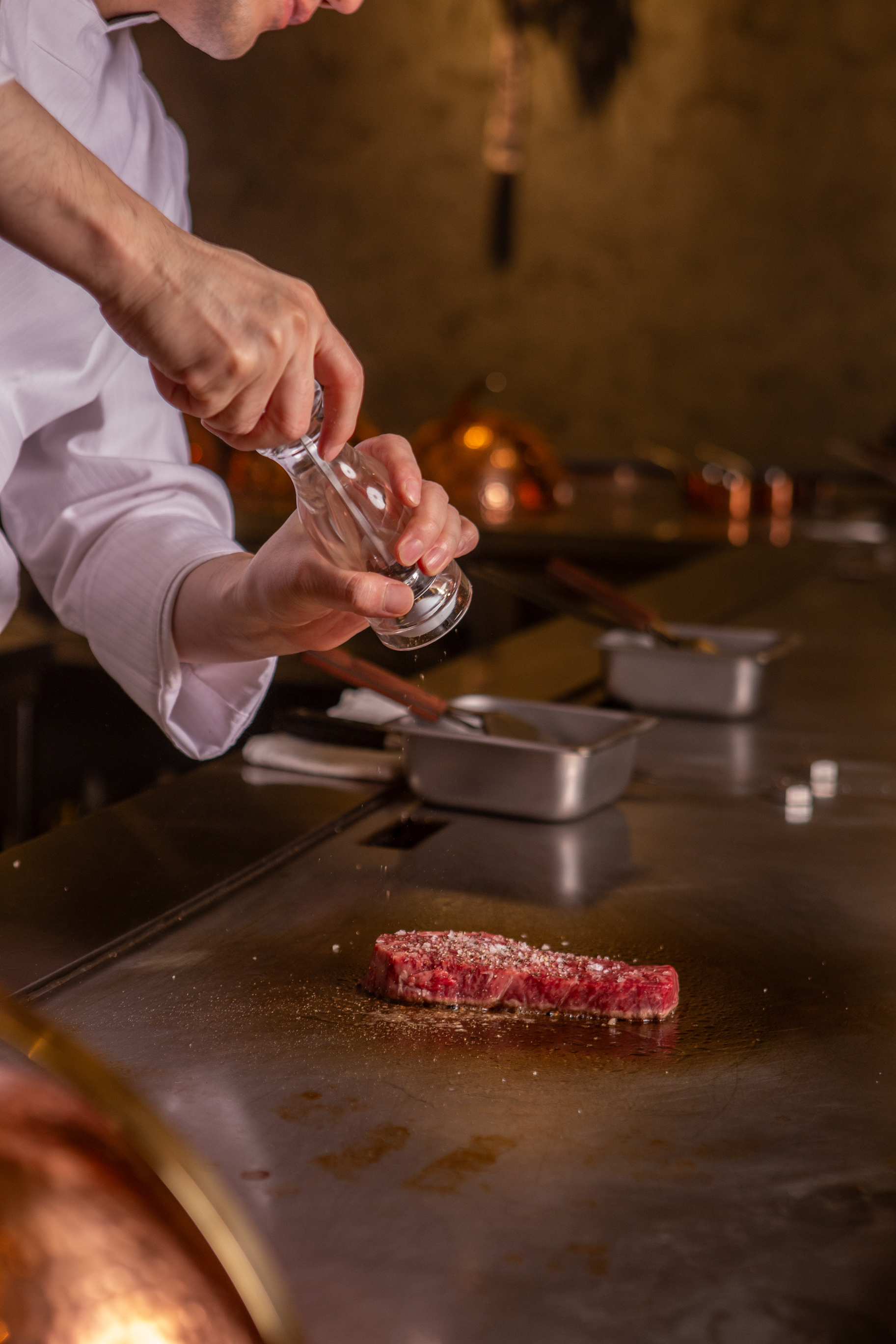 O-on 鍾路 韓牛鐵板燒Omakase於特製鐵板