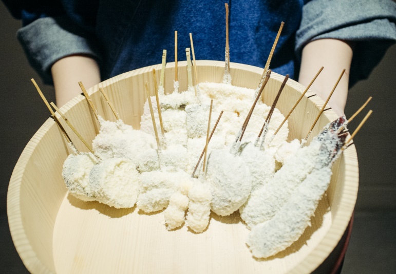 Kushikawa kushiage omakase skewers plated elegantly