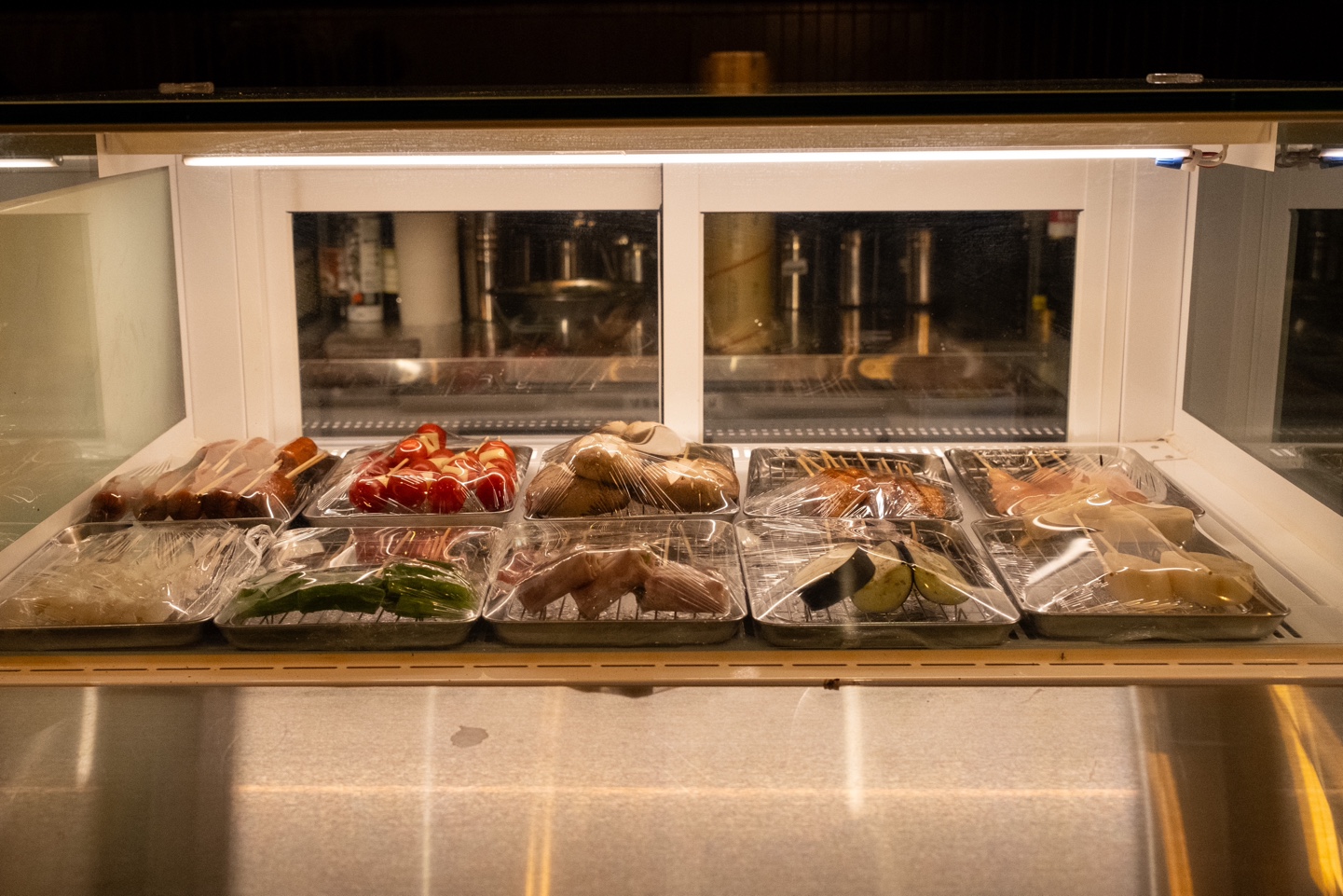 Kusiba’s Osaka-style kushikatsu skewers, golden and crisp