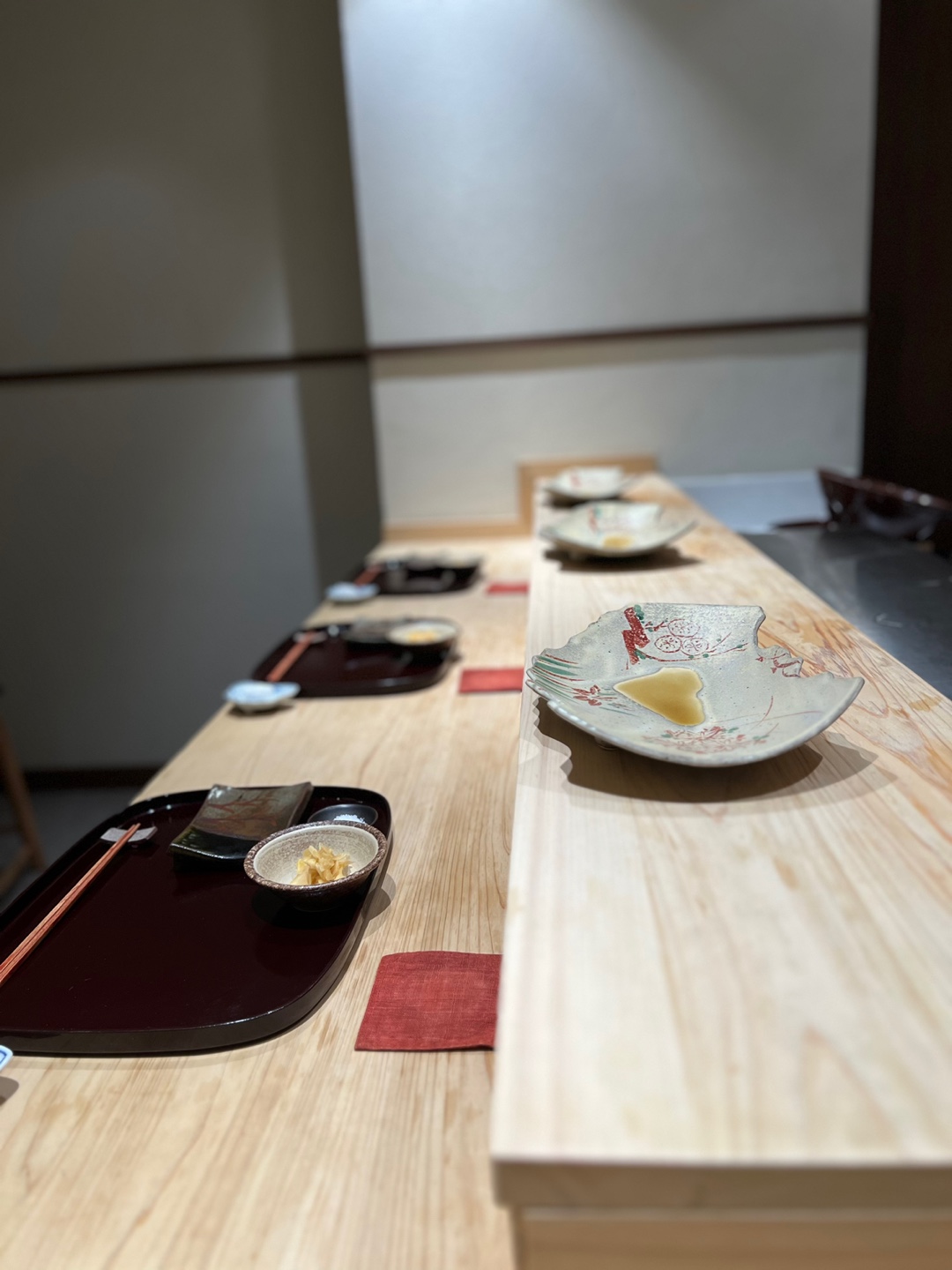 Tempura omakase course at Tempura Kiro, Garosu-gil