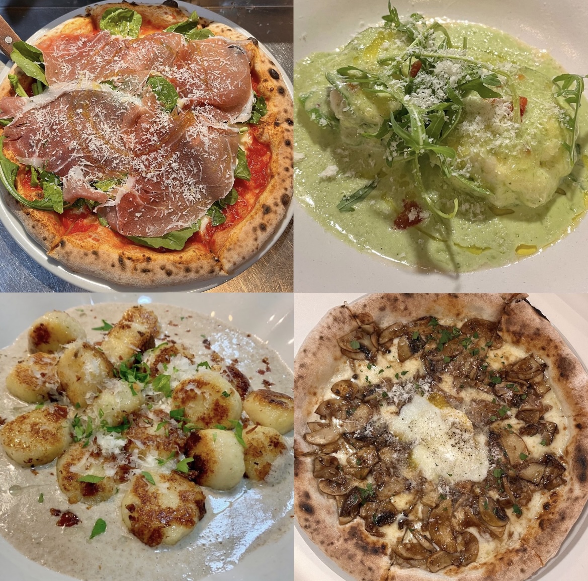 EATalglia homestyle Italian spread with pizza and pasta