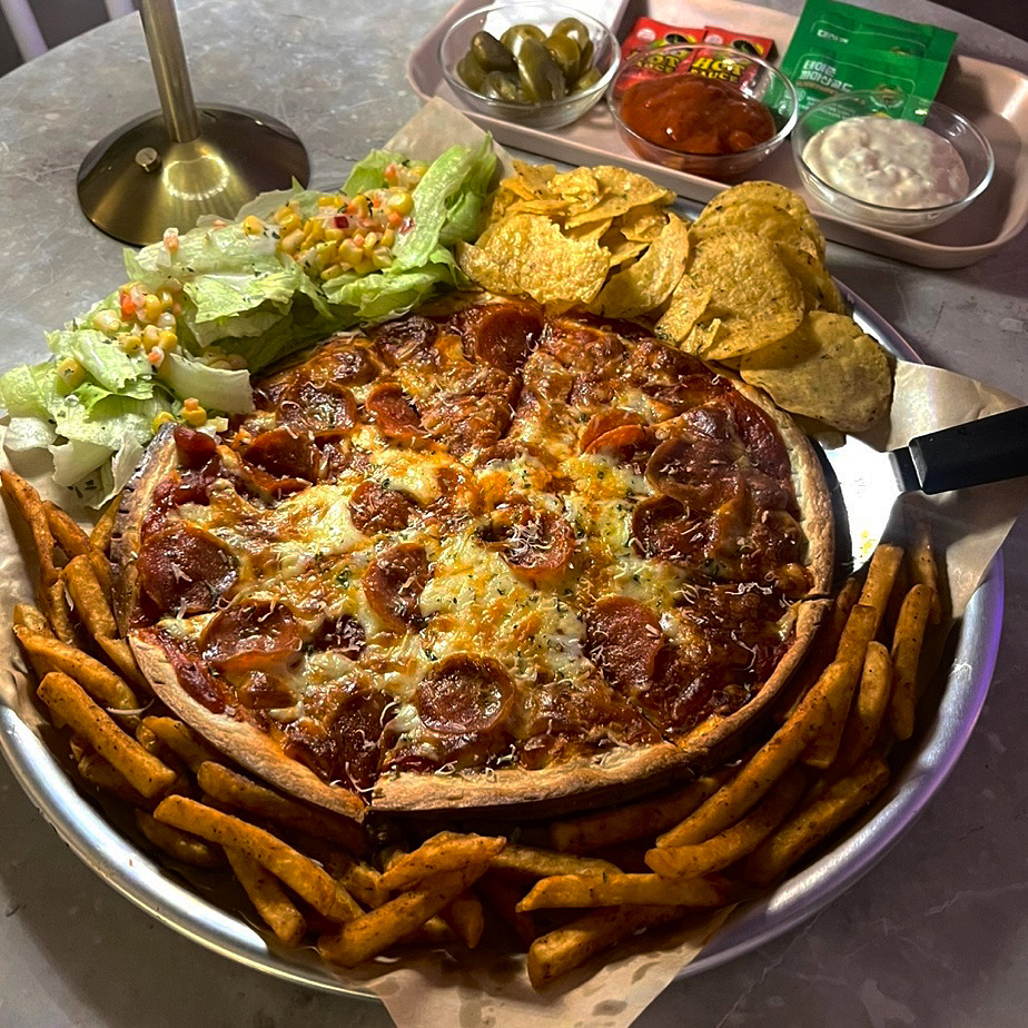 Seventy Eight Two Hannam rooftop with Hanwoo on the grill and night skyline