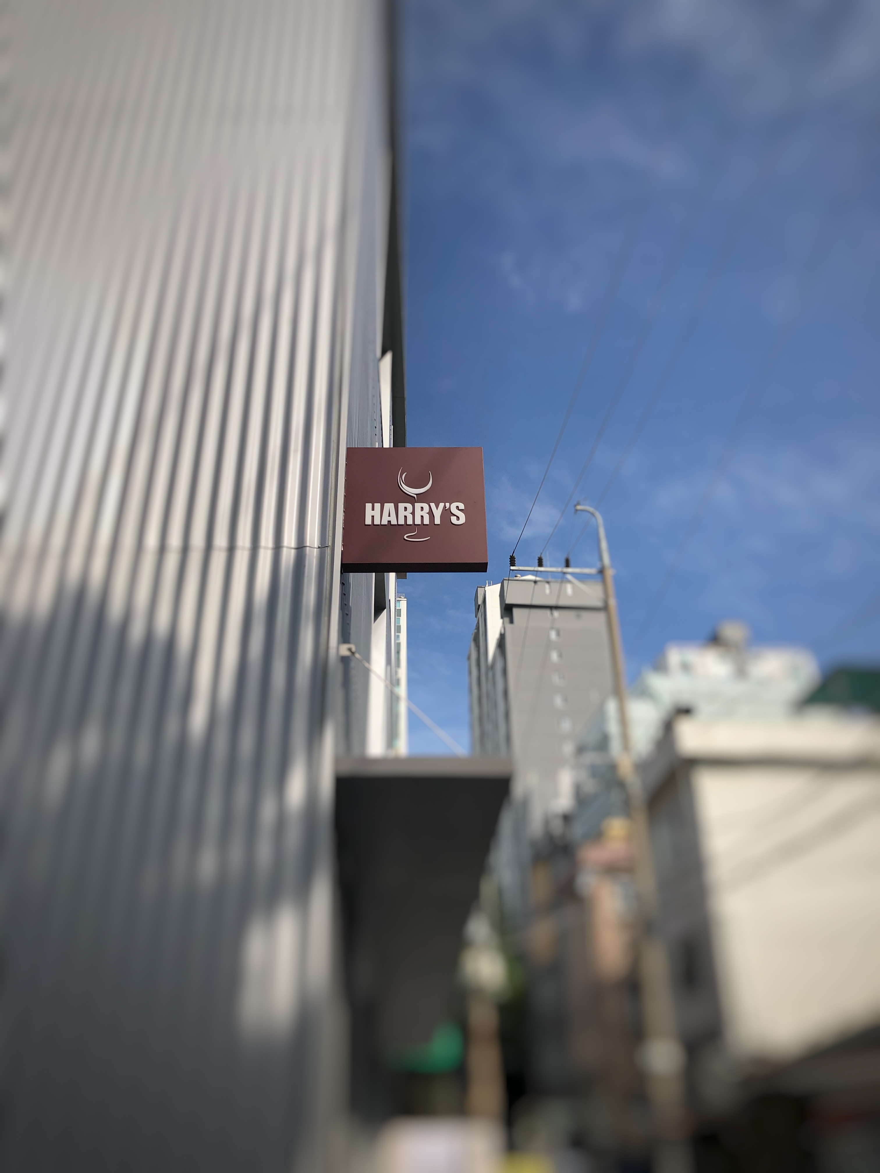 HARRYS 葡萄酒小馆勃艮第酒瓶与酒杯