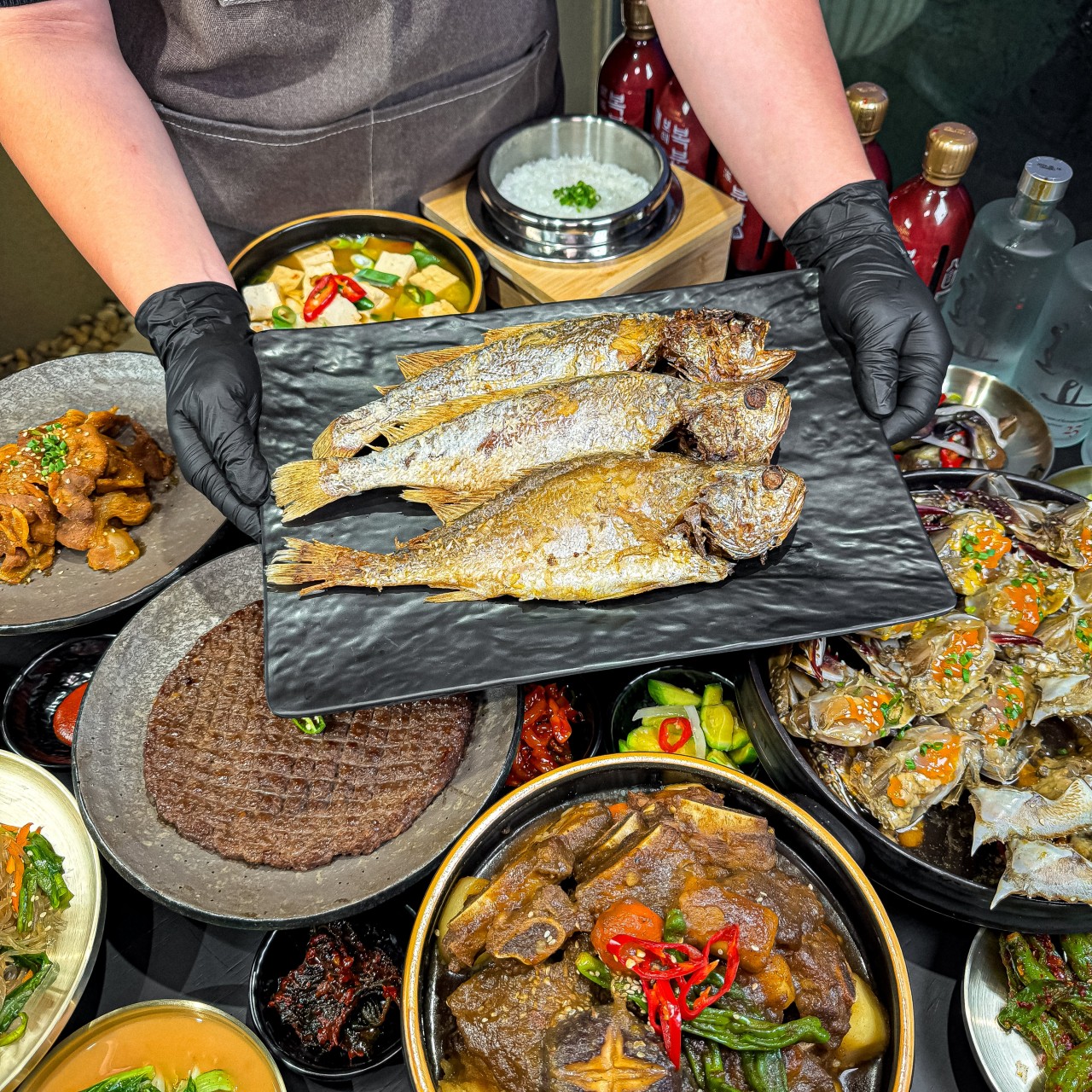 BEONE Table refined Korean set menu in modern hanok-inspired space