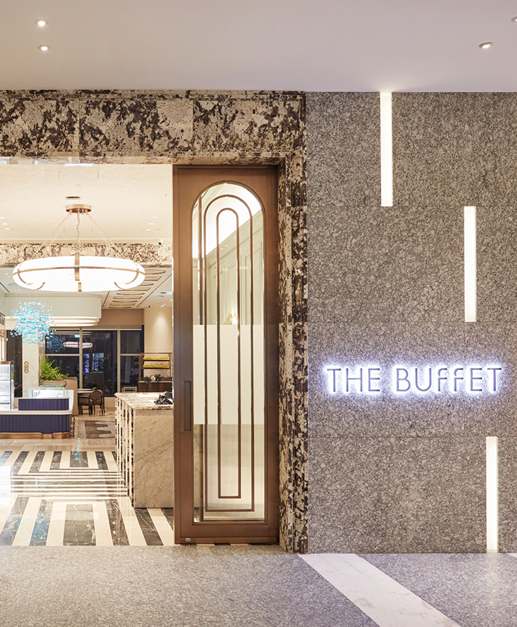 Vista Walkerhill The Buffet擁有漢江景觀與切肉檯