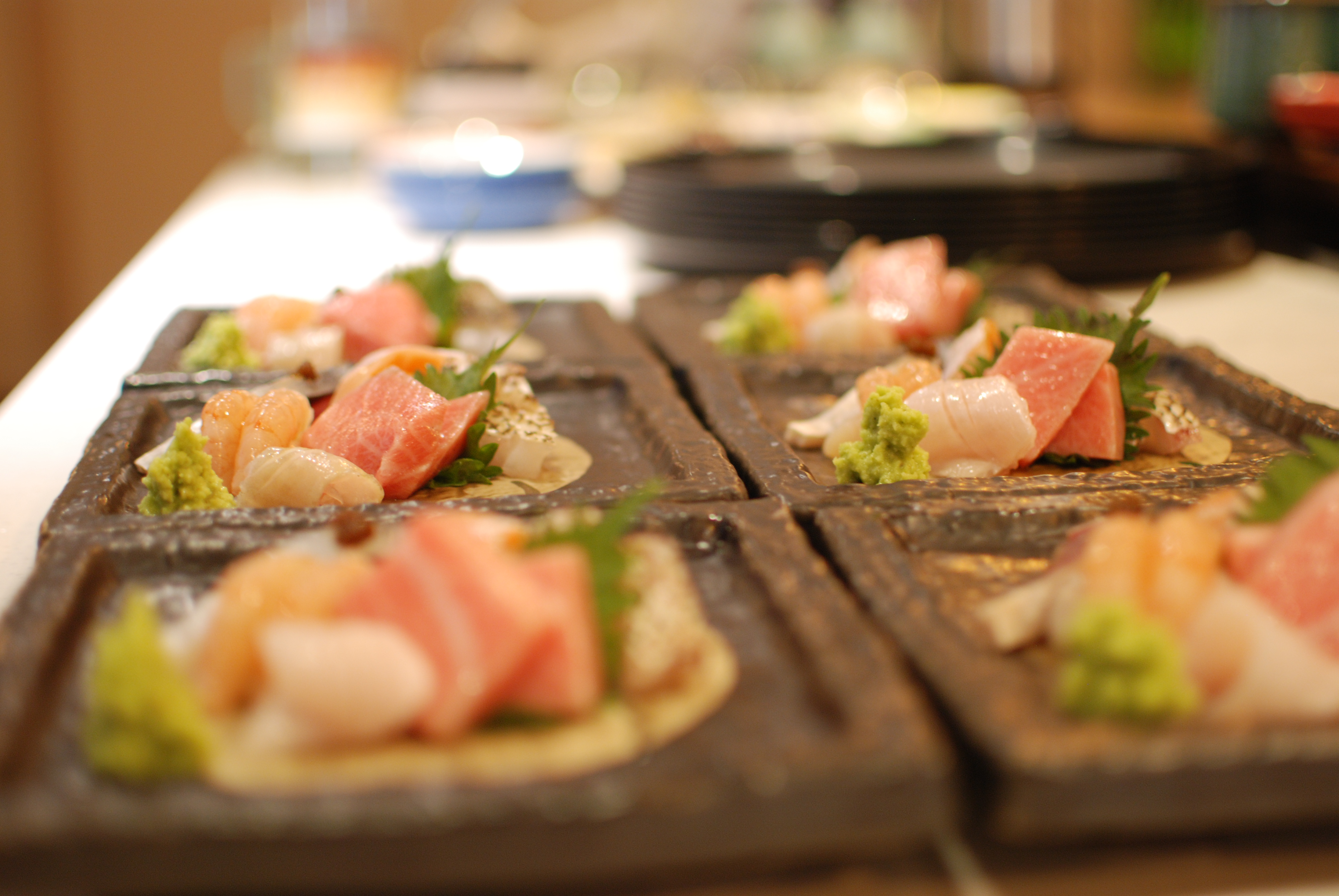 Sushi Kappo Shin nigiri, yakitori, and highball set