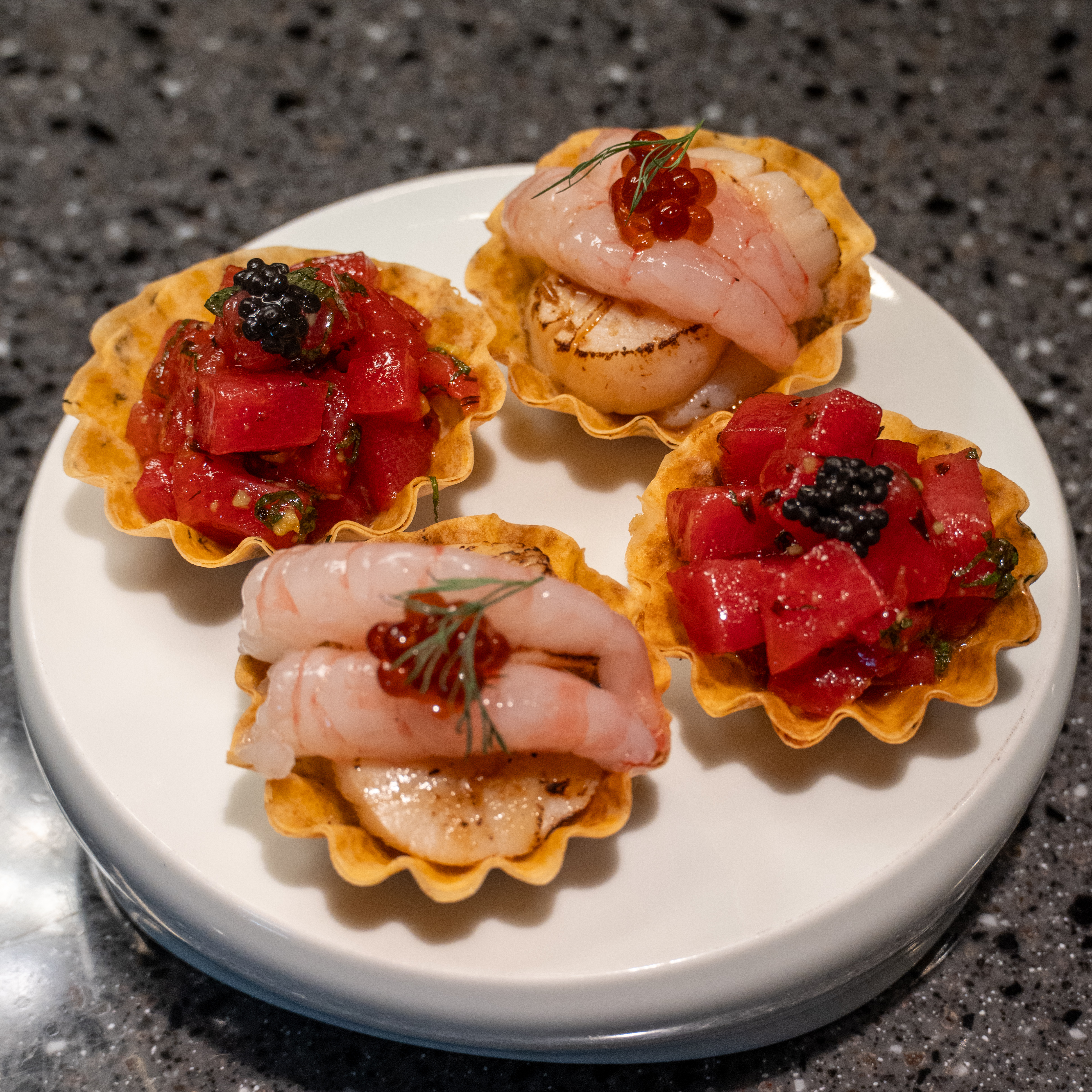 ARU Apgujeong modern Japanese counter with seasonal plates