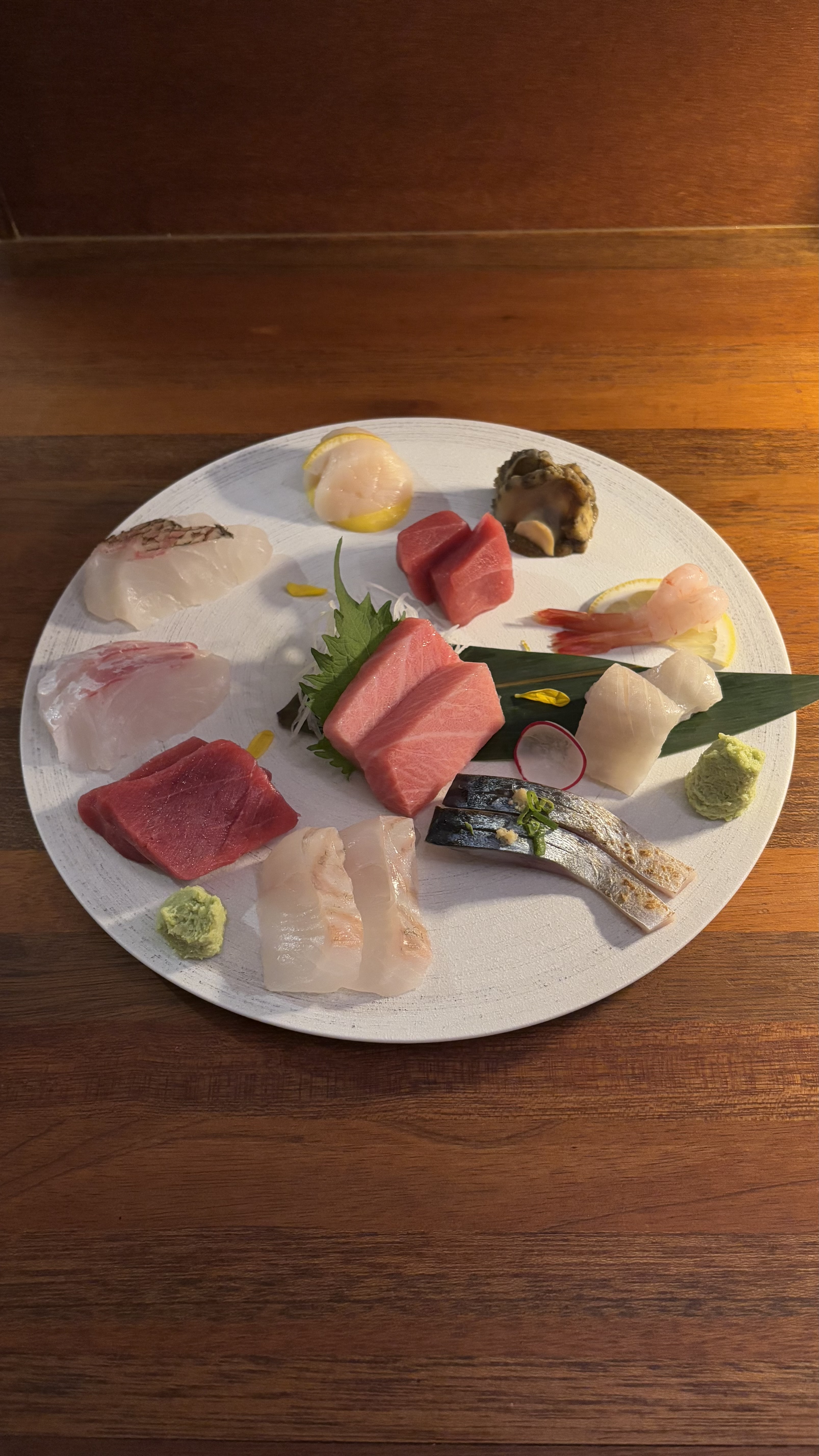 Hagidang Japanese dining bar counter with katsu sando and sake