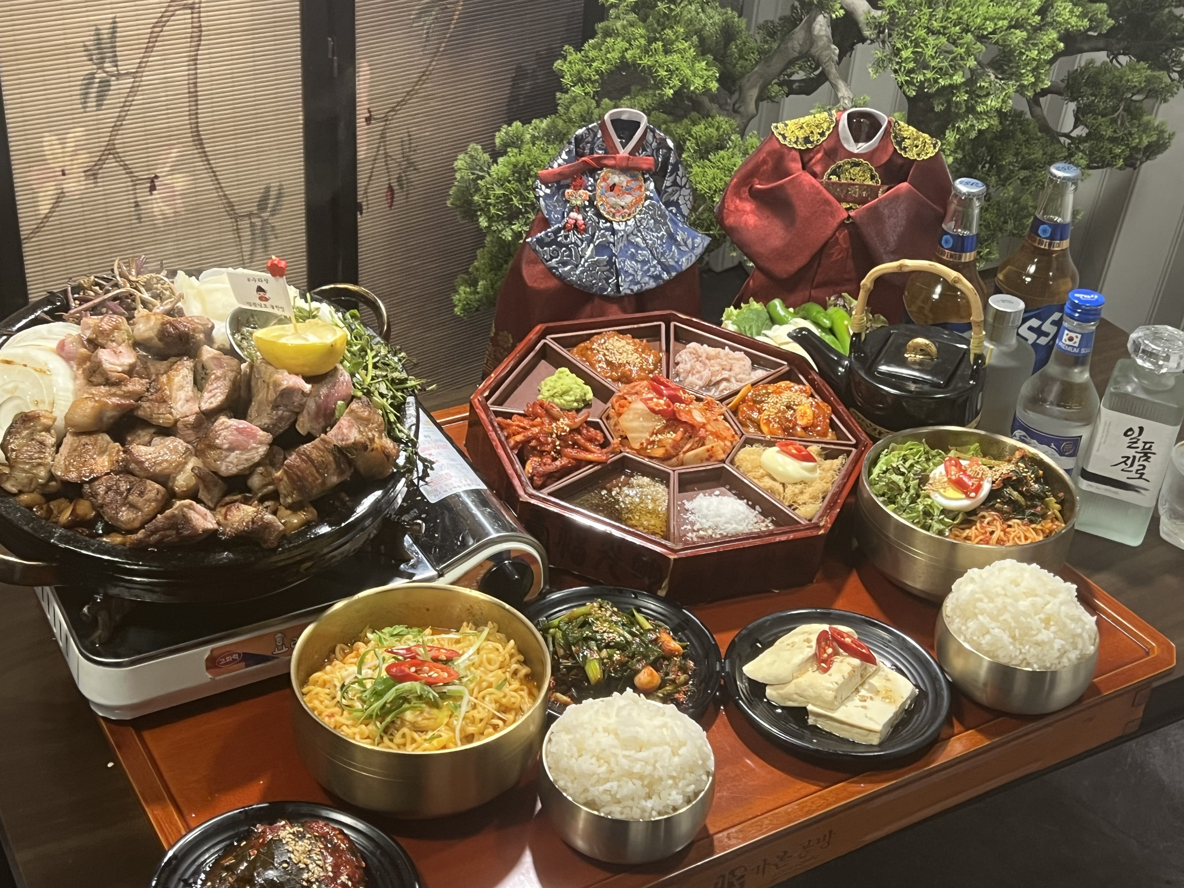 Surasang 釜山包廂與預烤韓式豬肉套餐