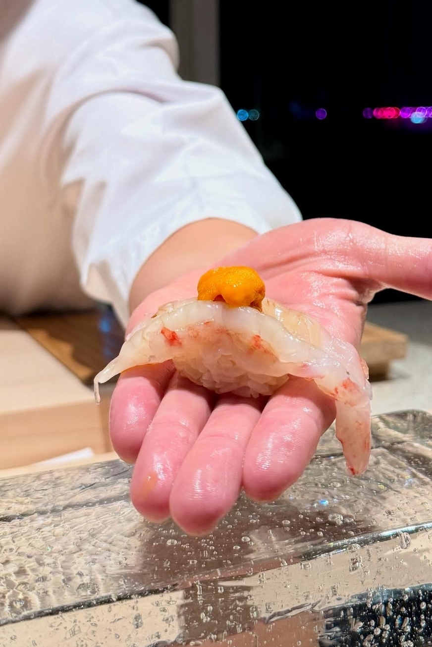 ソウルロイヤルマリーナの漢江を望む寿司おまかせ