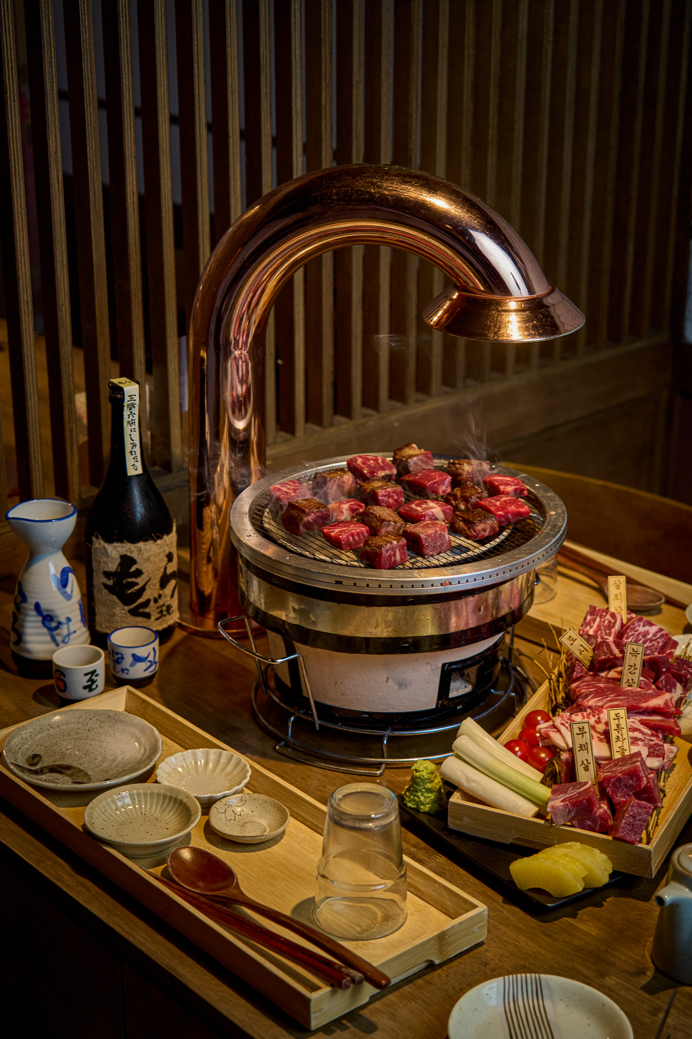 アゴヤ カロスキル 炭火焼きビーフコース キューブカットステーキ