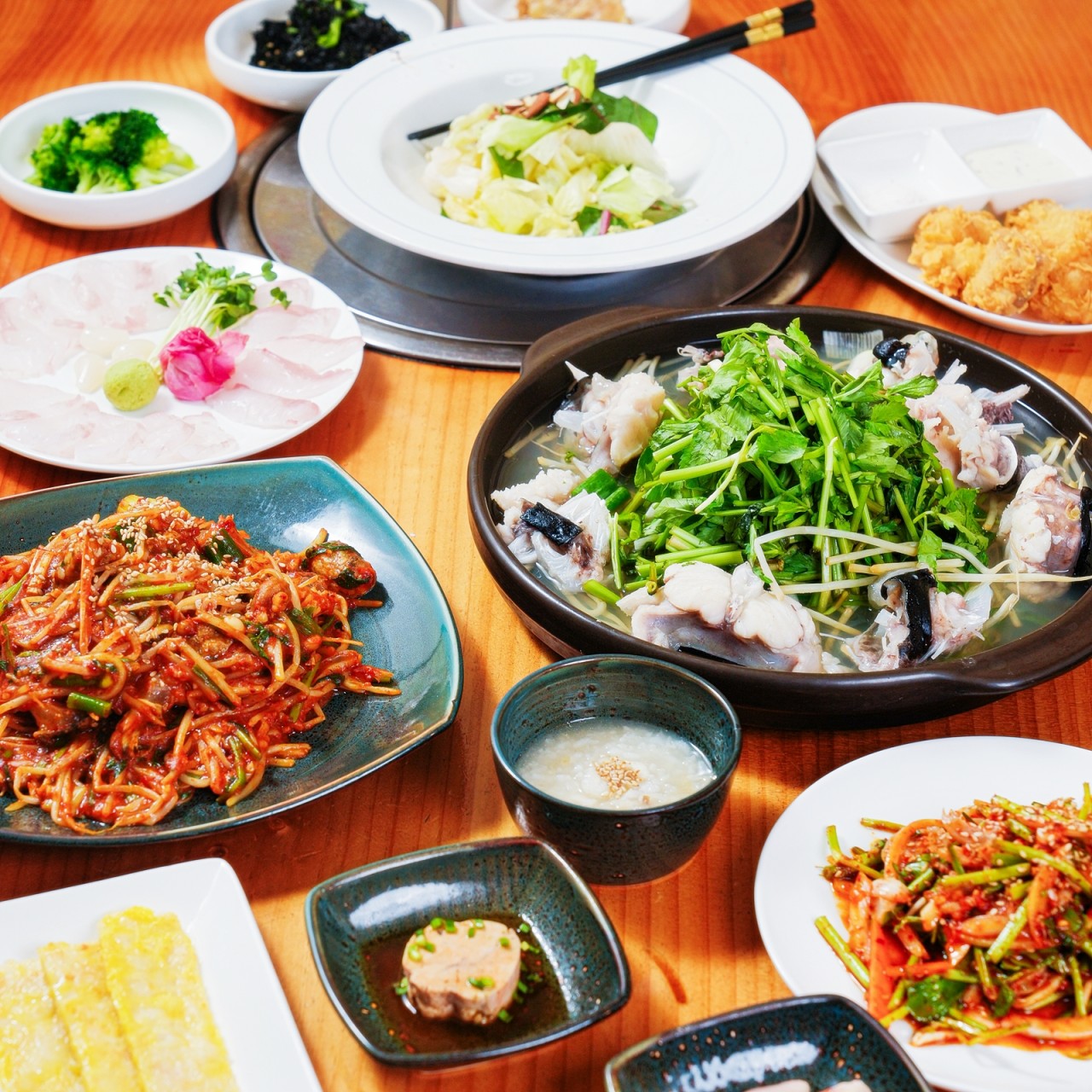 生生阿口三星店活章鱼料理