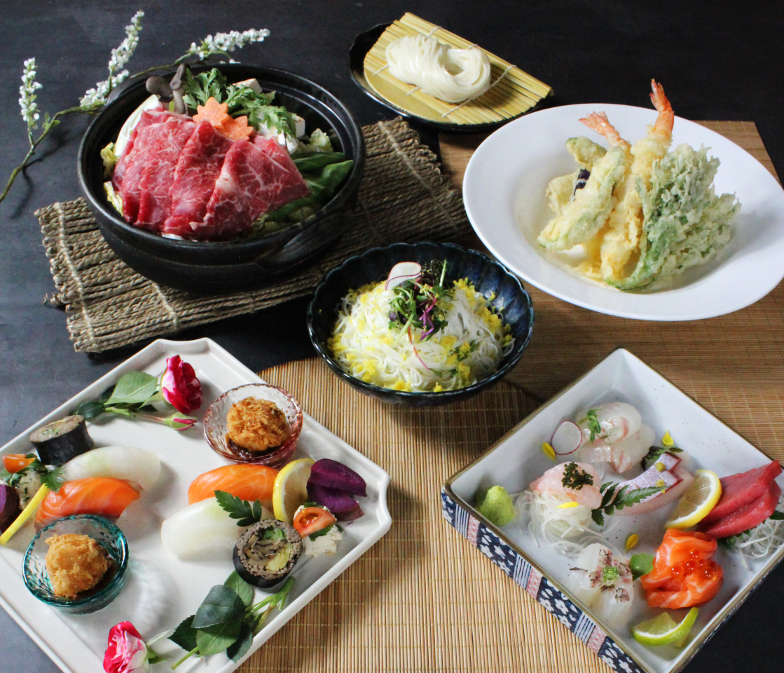 Refined kaiseki trays and handmade noodles at Jingawa Euljiro