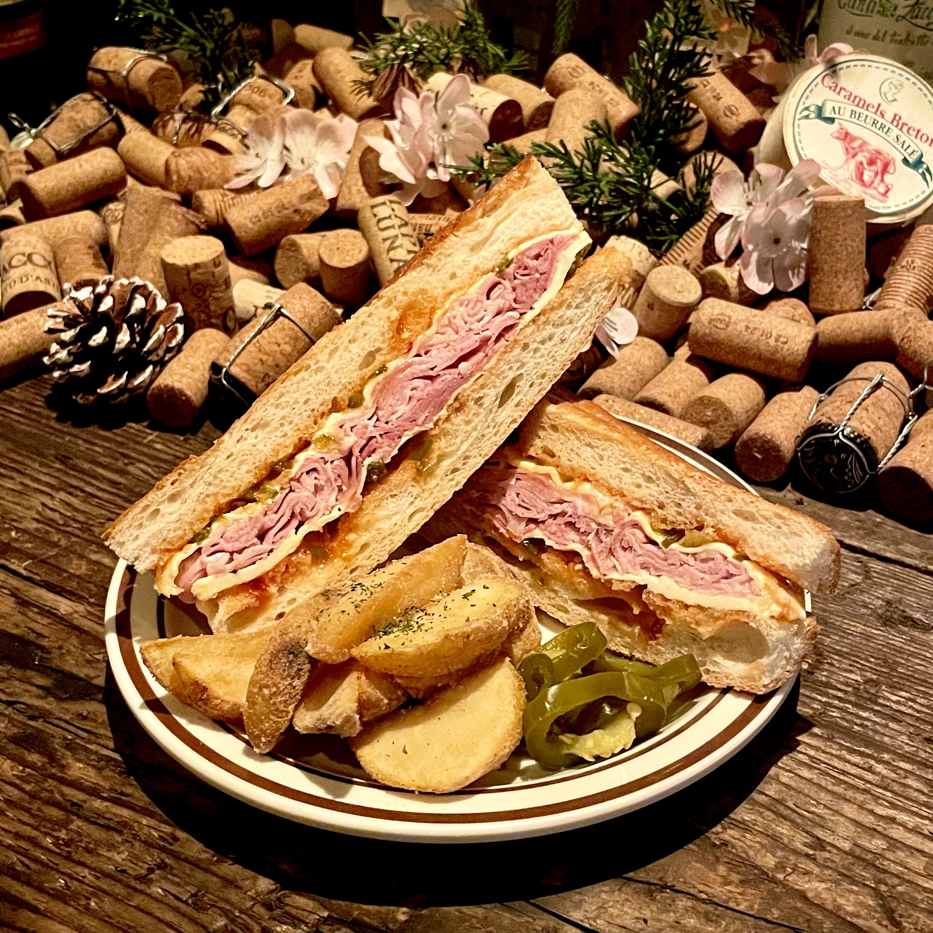 Bulranseo Grocery cave-inspired interior with baguettes and wine