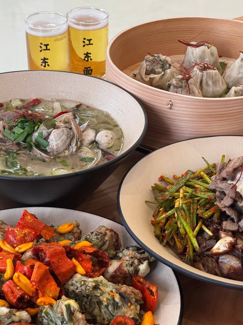 江东面——庆州以大蒜叶为主的中餐菜式