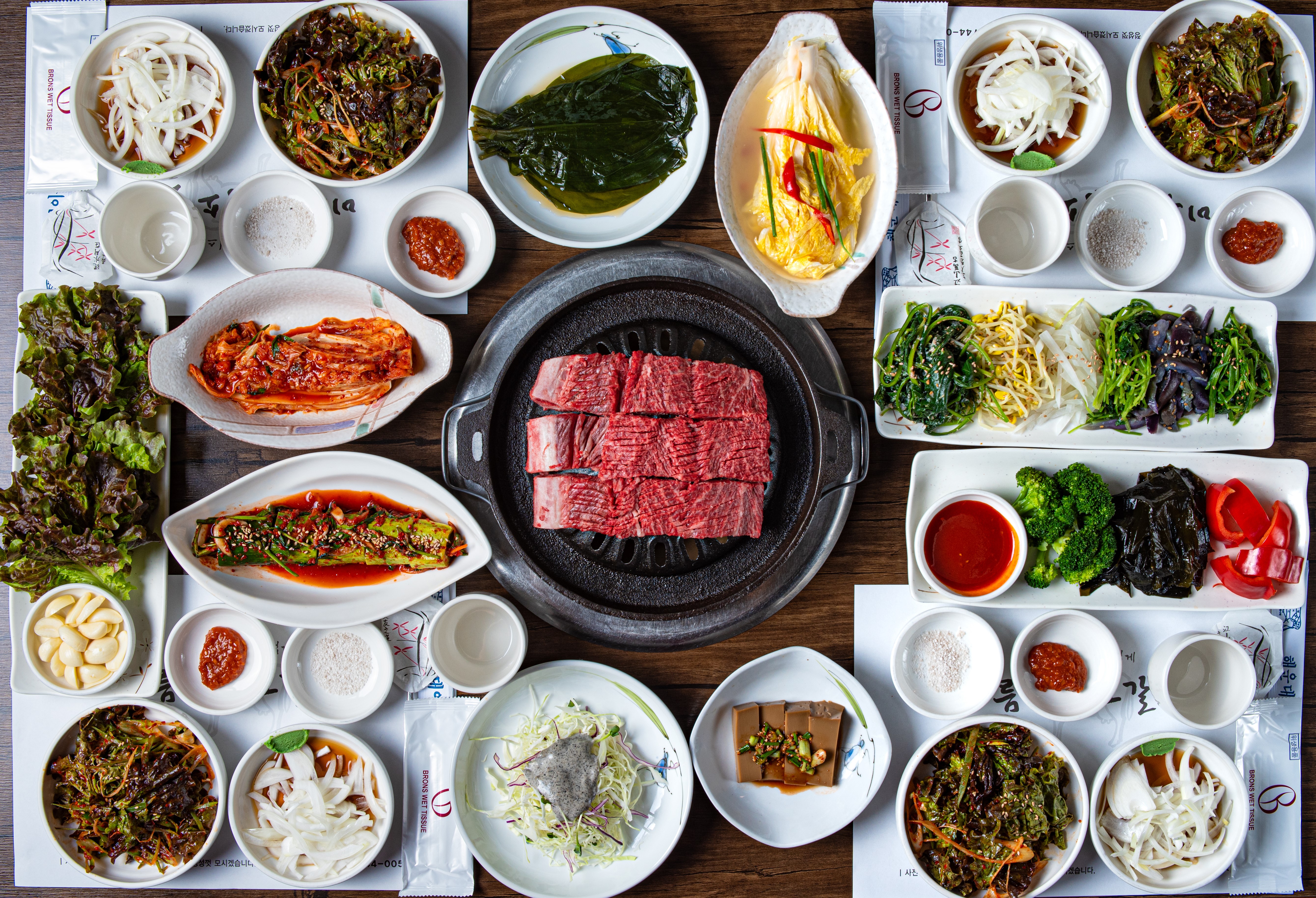 Haeundae Famous Galbi charcoal-grilled short ribs on Dalmaji-gil