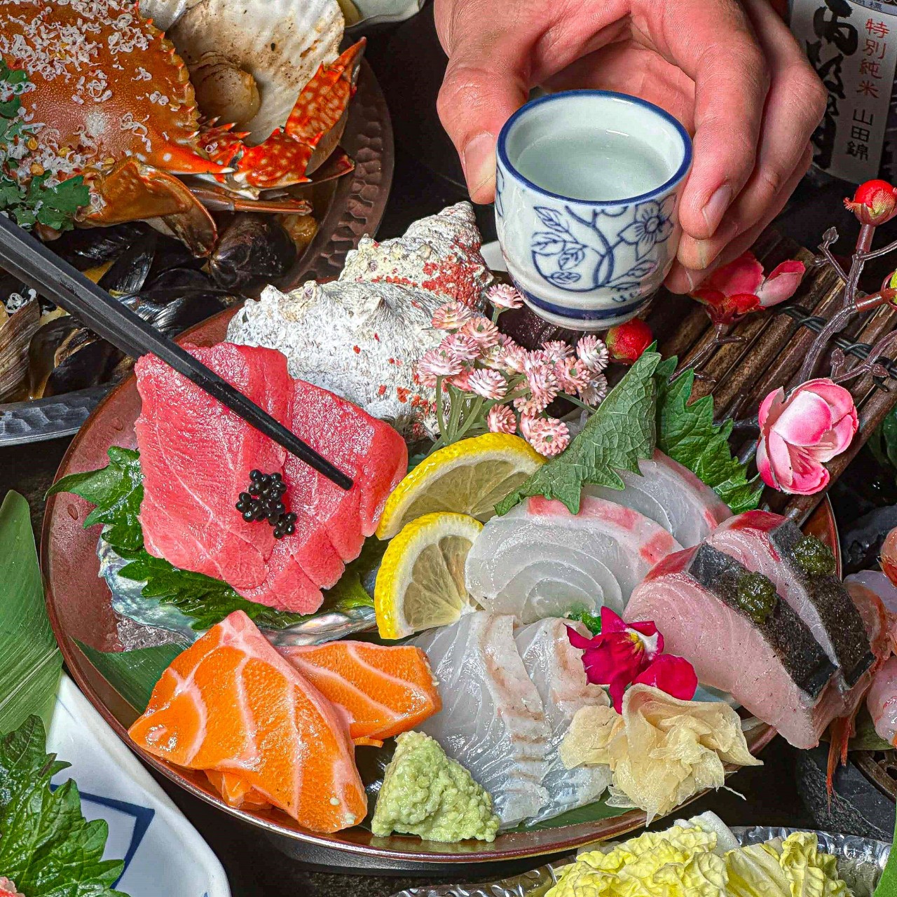 Seiya Bangi izakaya private booth and aged sashimi