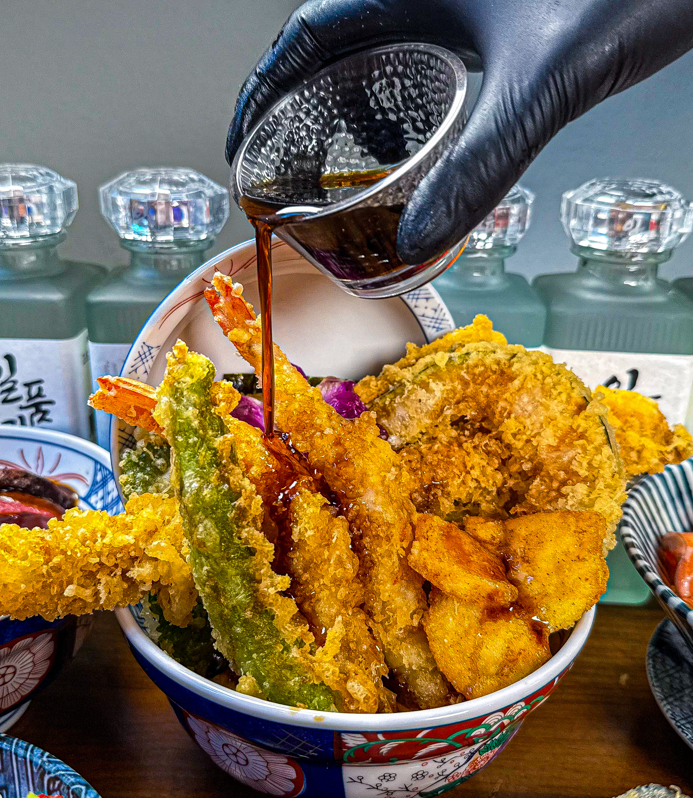 Nice Shower Seolleung golden tempura and donburi