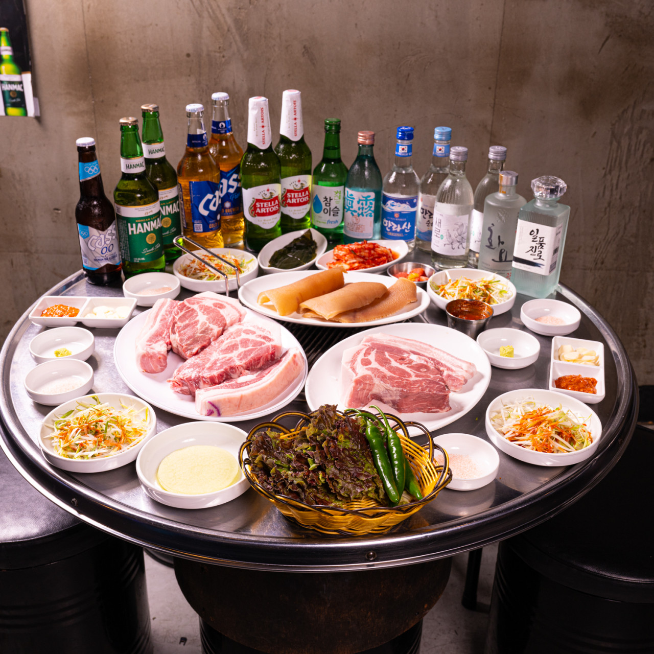 KimDoni 新論峴の済州黒豚グリルとスタッフのサービス