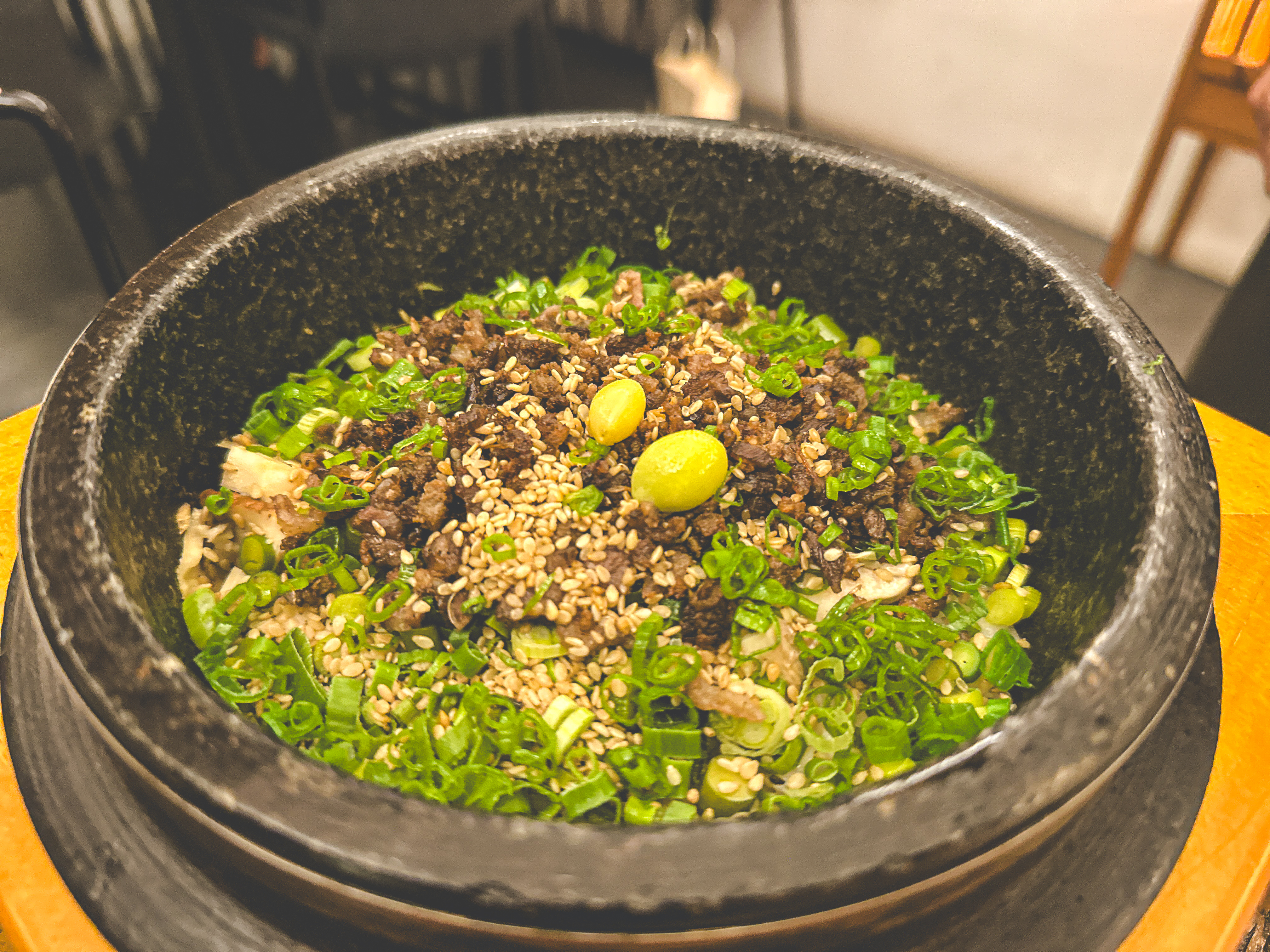 Hanok course dining table at Dochwi Hanok