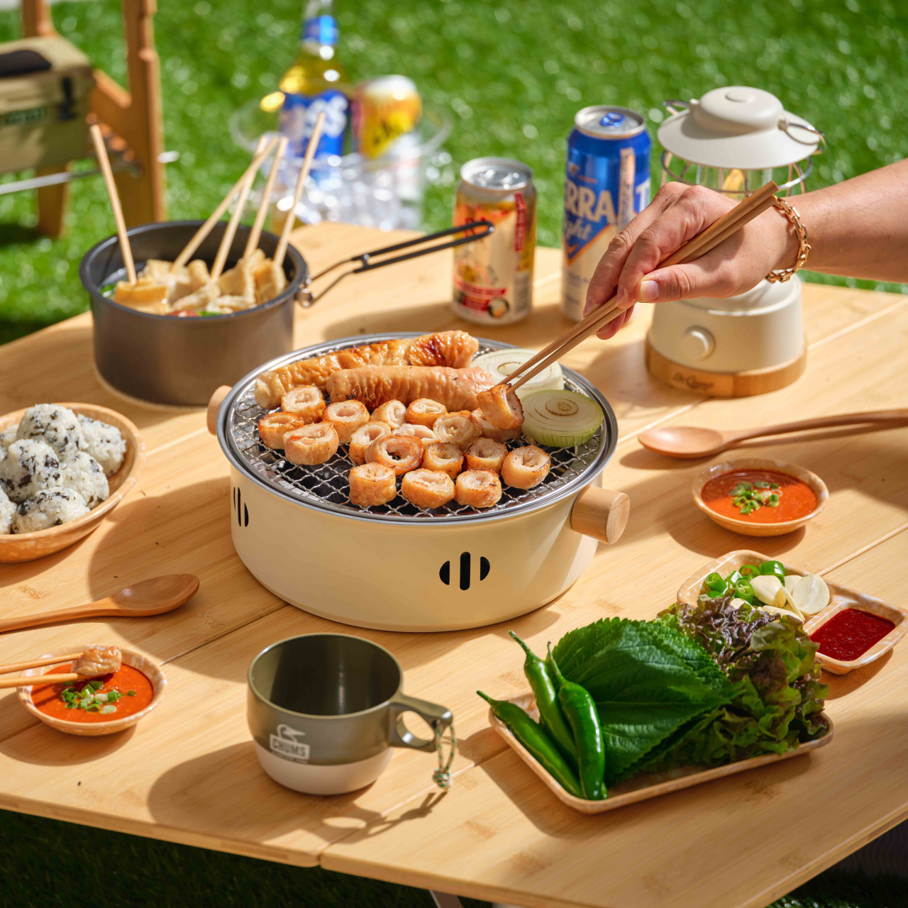 Bulnori Korean BBQ charcoal-grilled makchang