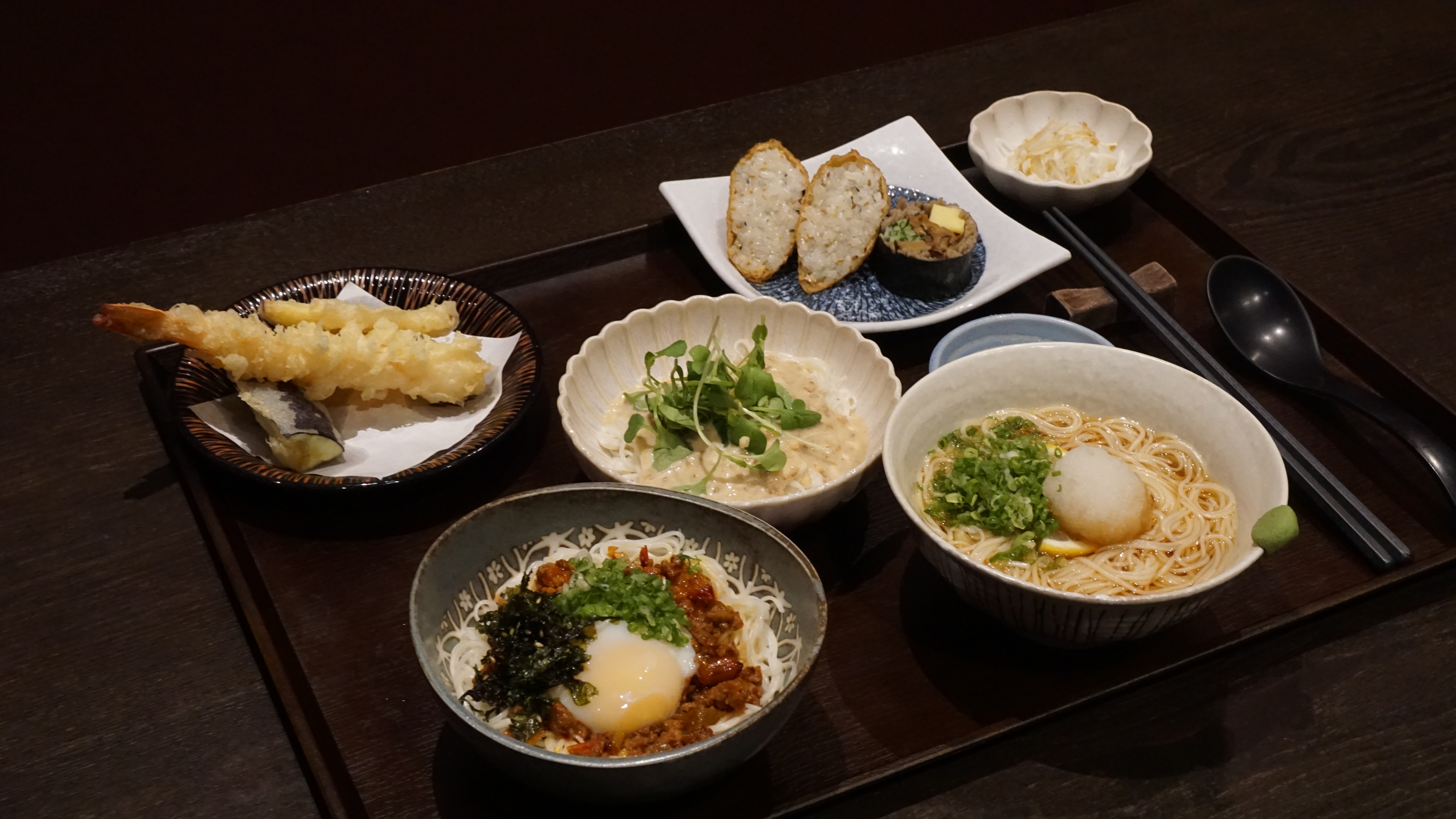 景和 光化門懷石料理拼盤與手打麵