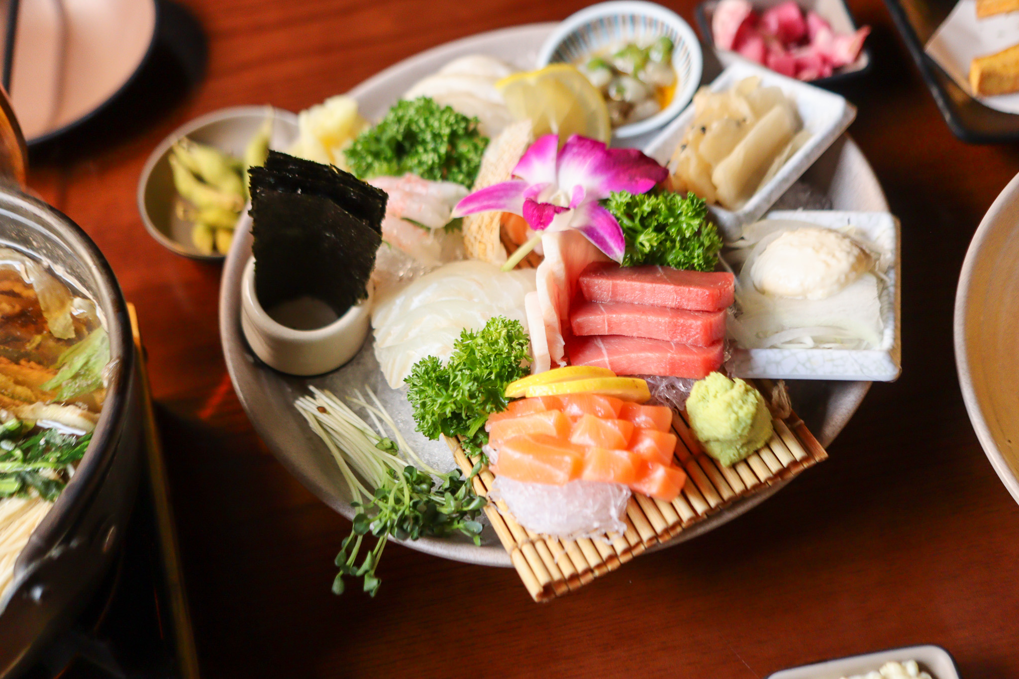 Izakaya Namu City Hall private rooms and dishes