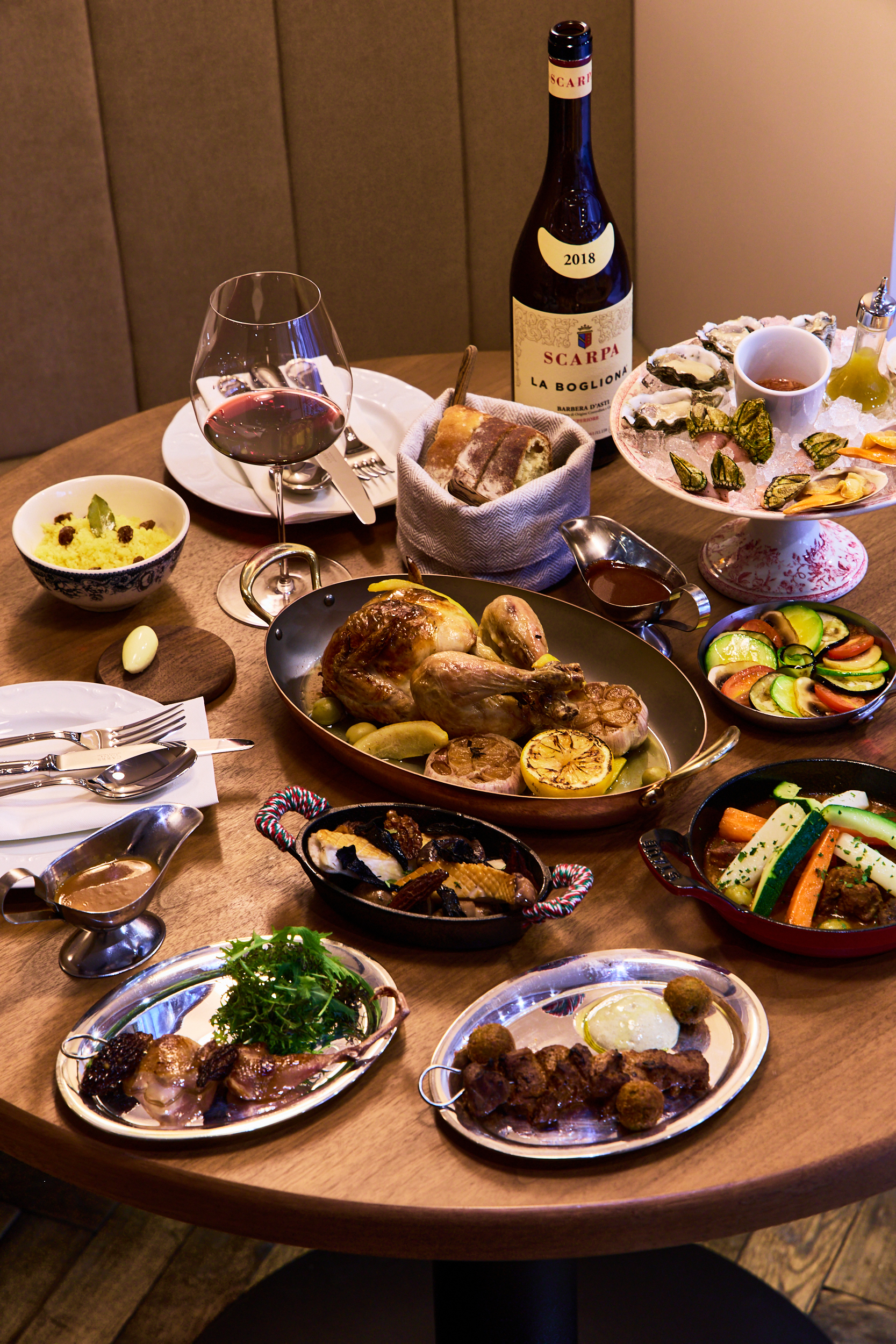 Restaurant Heirloom British-French casual dining plates