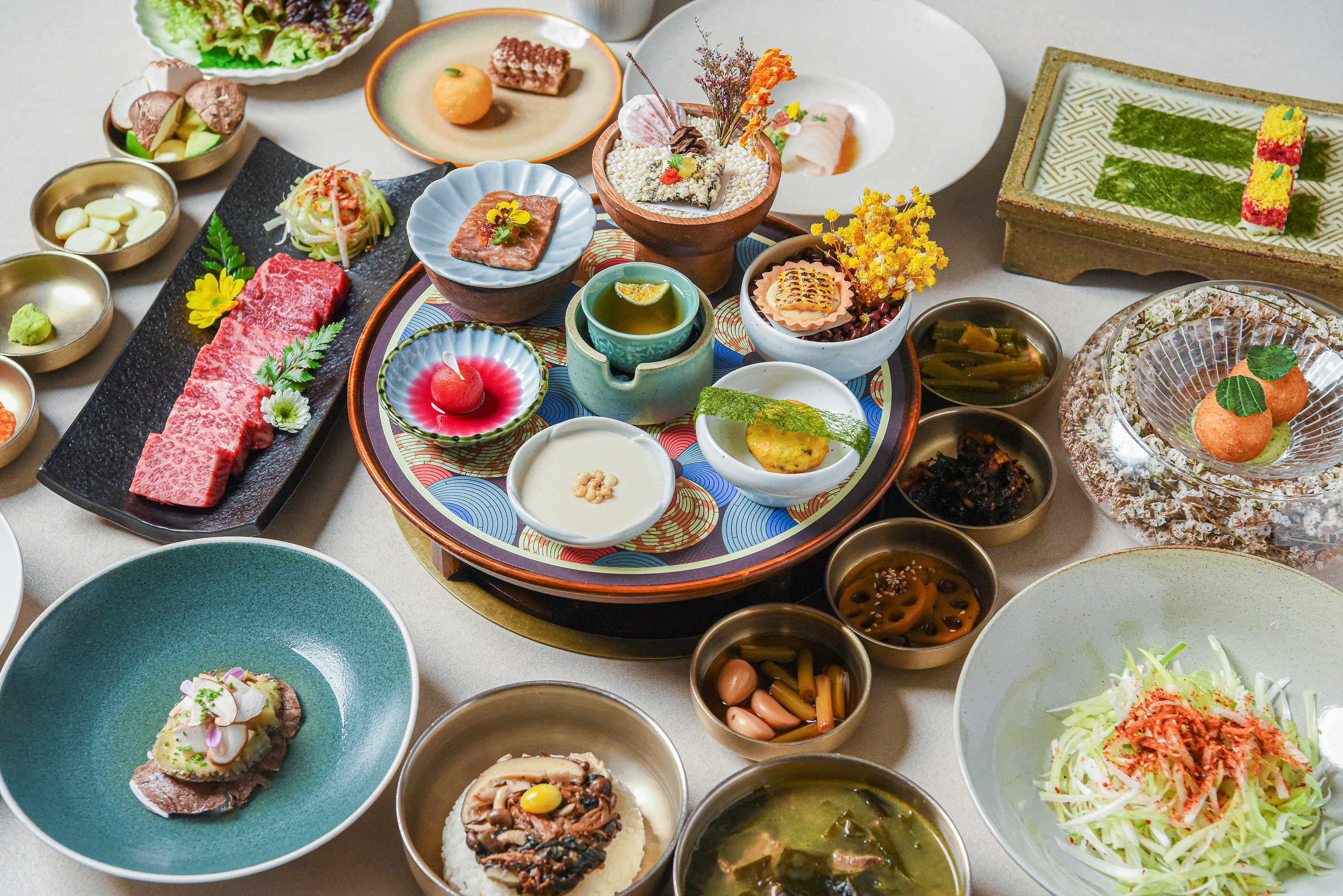 Seoulloin Seoul Station water-aged Hanwoo loin course