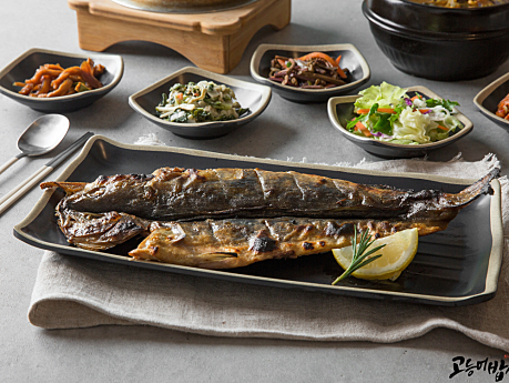 Oven-grilled Atka mackerel set