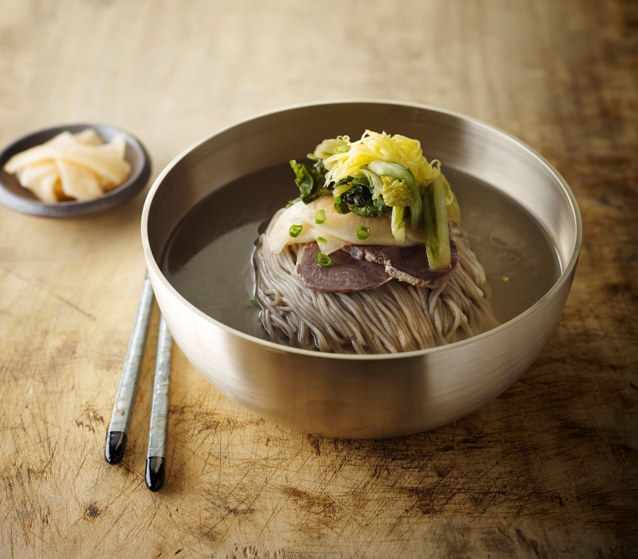 Charcoal galbi and Pyongyang naengmyeon at Bongpiyang Mapo