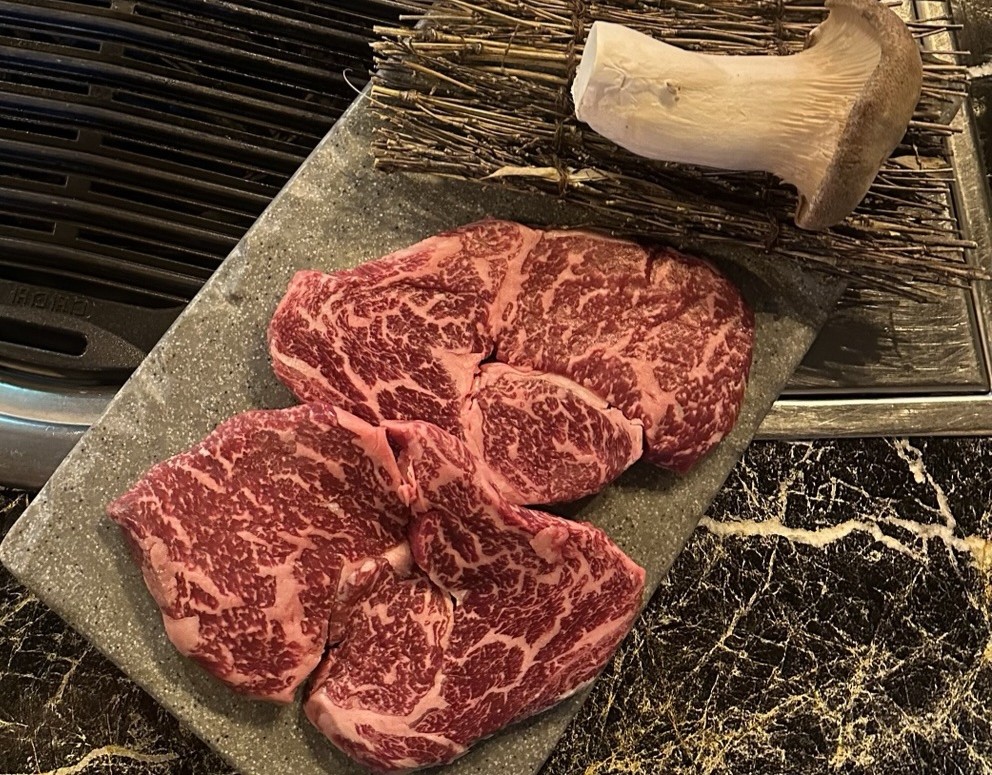 Hannam Tteul charcoal-grilled Korean pork and Hanwoo