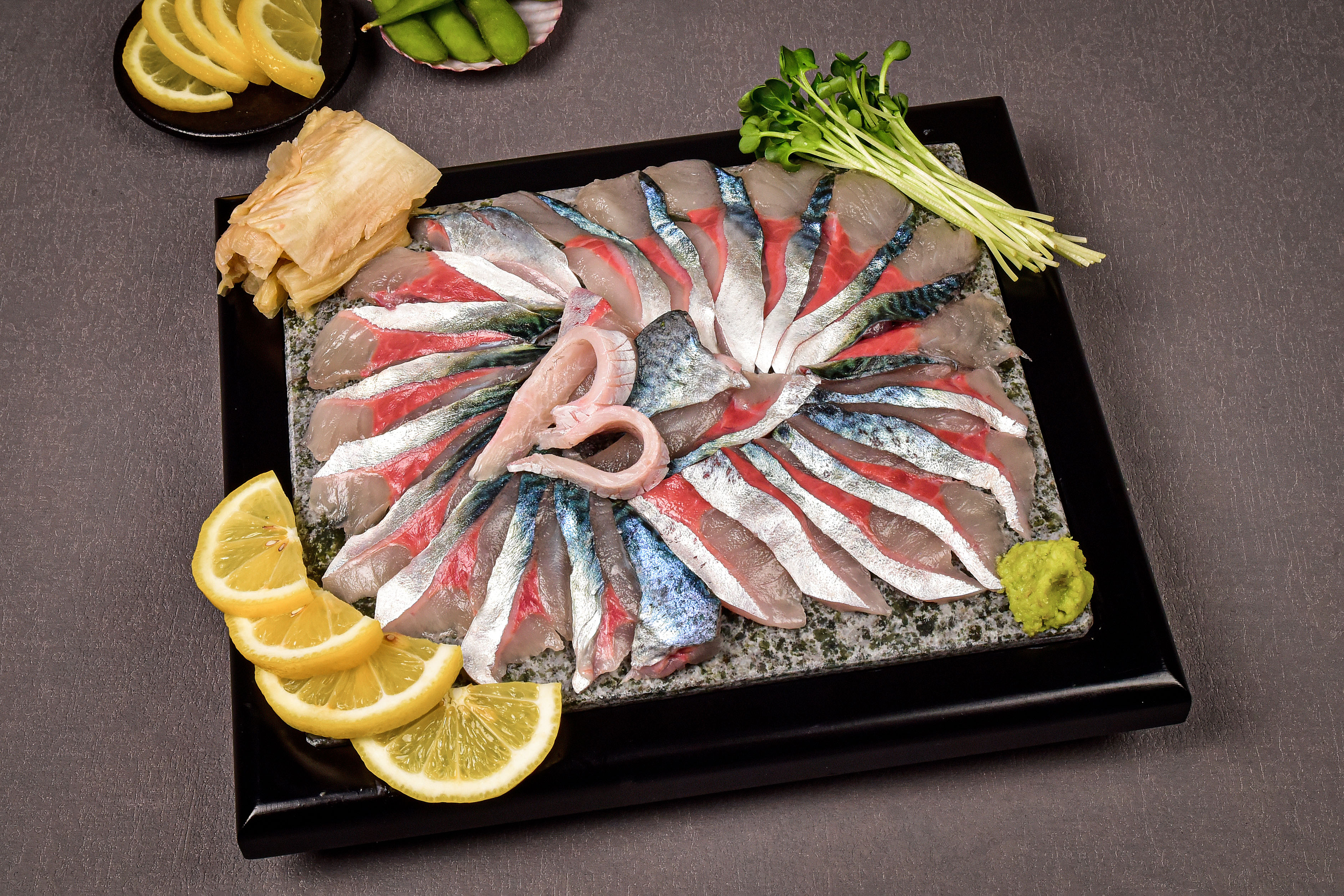 Seasonal sashimi platter at dad_rock near COEX