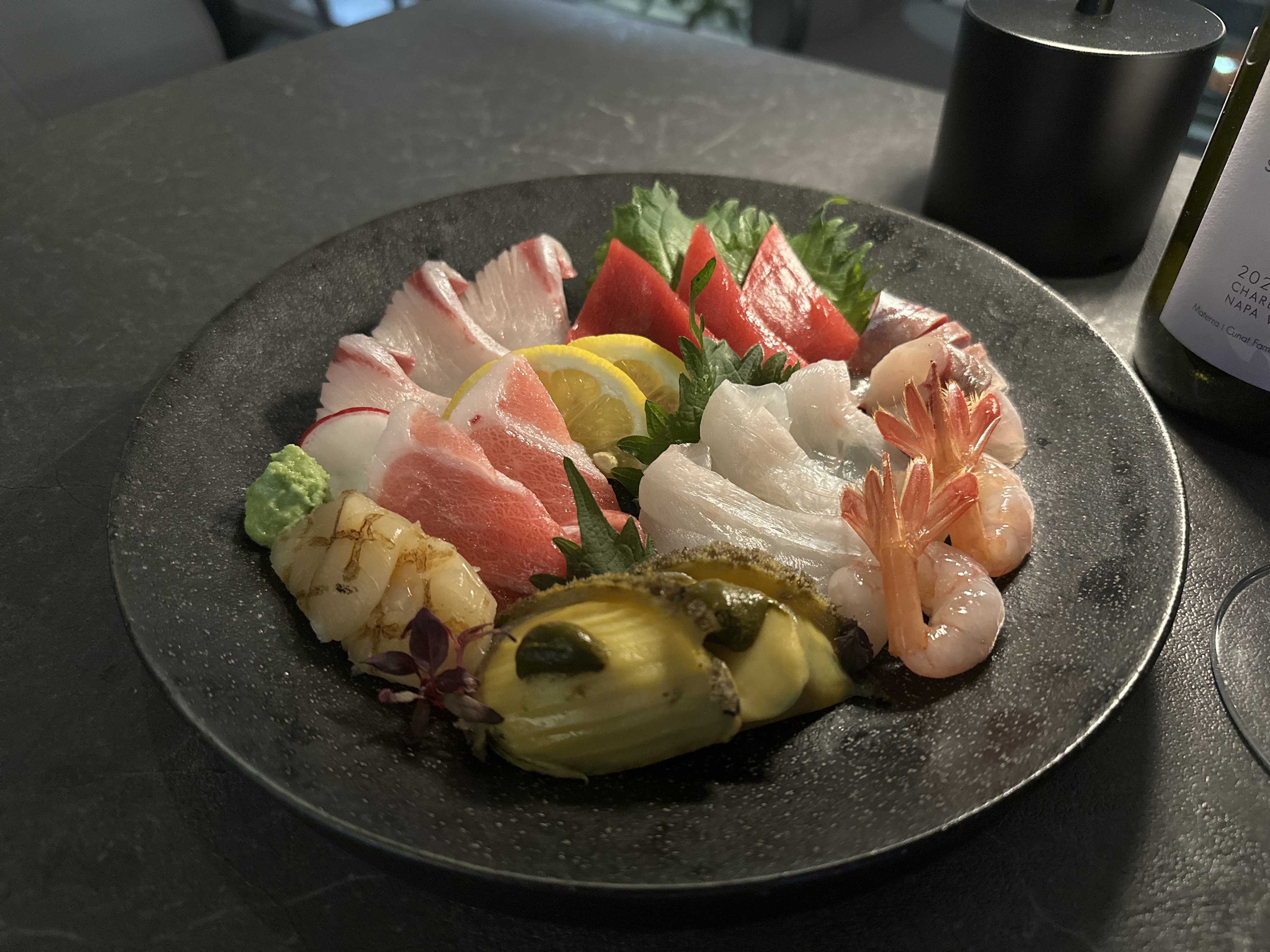 MAHO Euljiro cozy wine bar plates with Japanese-French touch