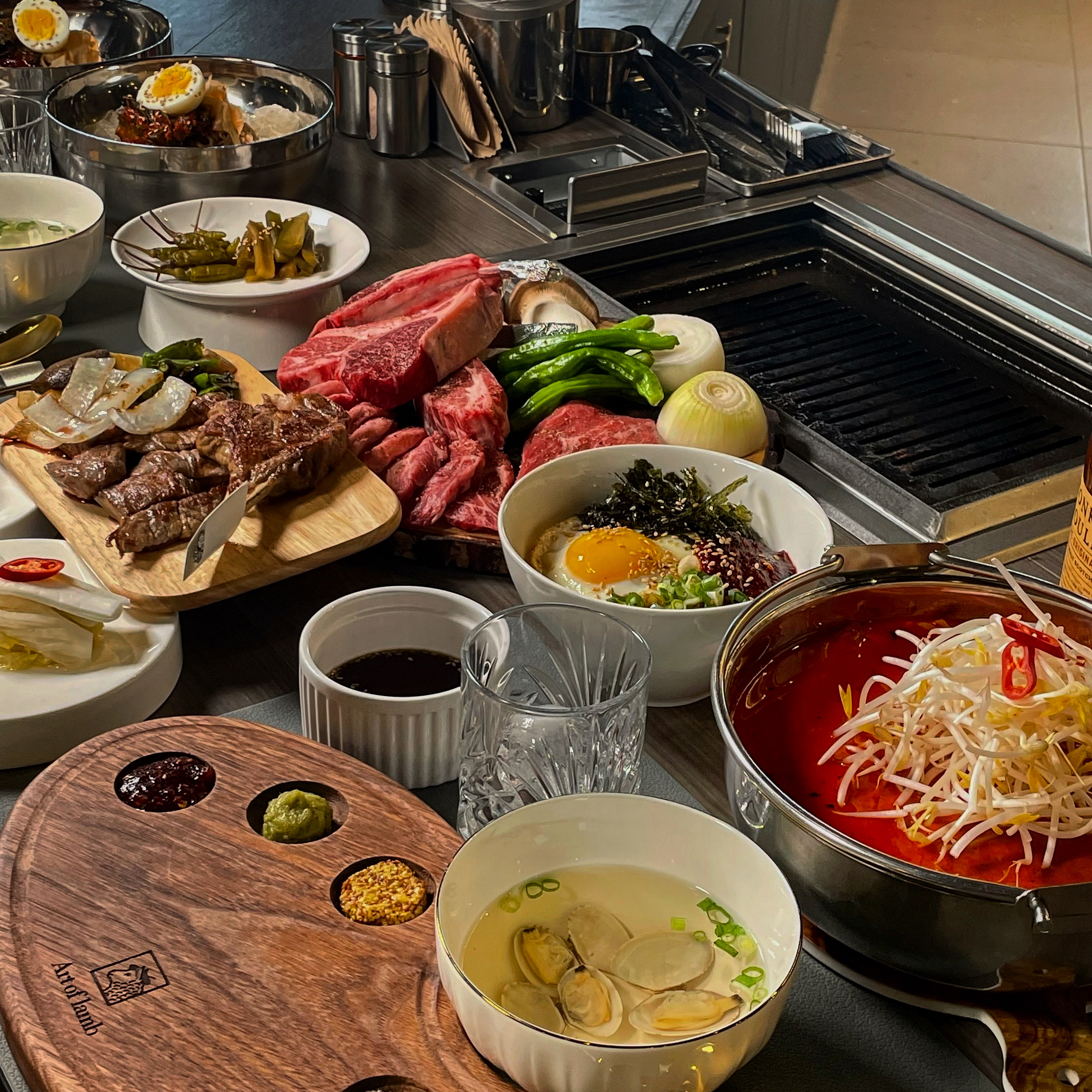 Art of Lamb charcoal grill with grass-fed lamb courses