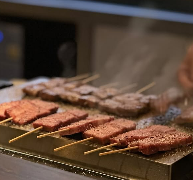 Kushiraku Osaka style kushiyaki counter