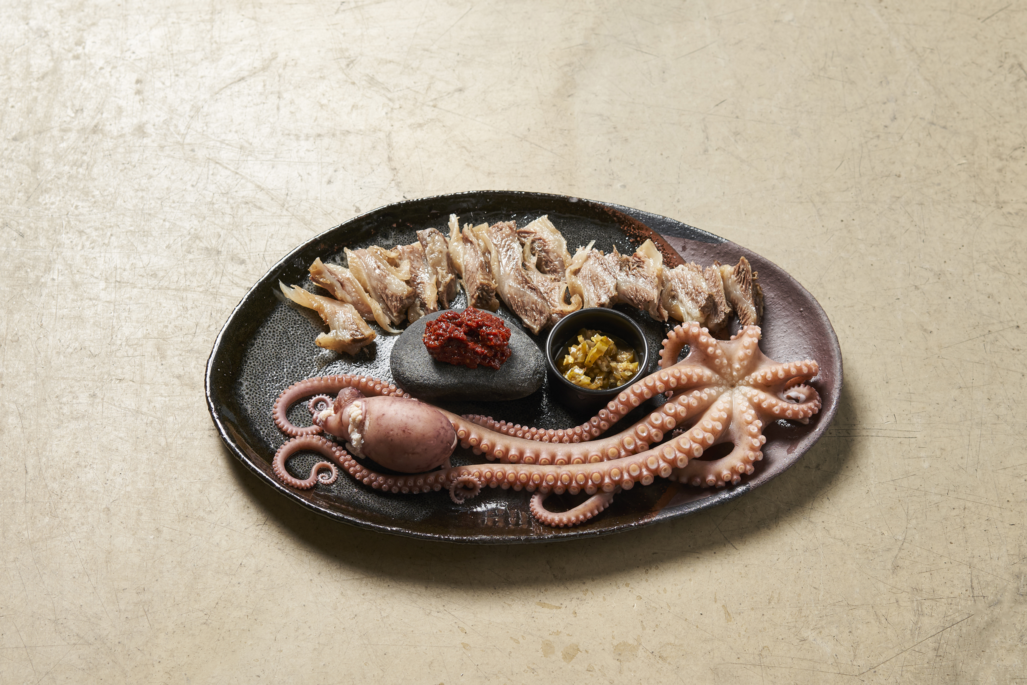 Mugyodong Yoojeong Nakji spicy stir-fried octopus