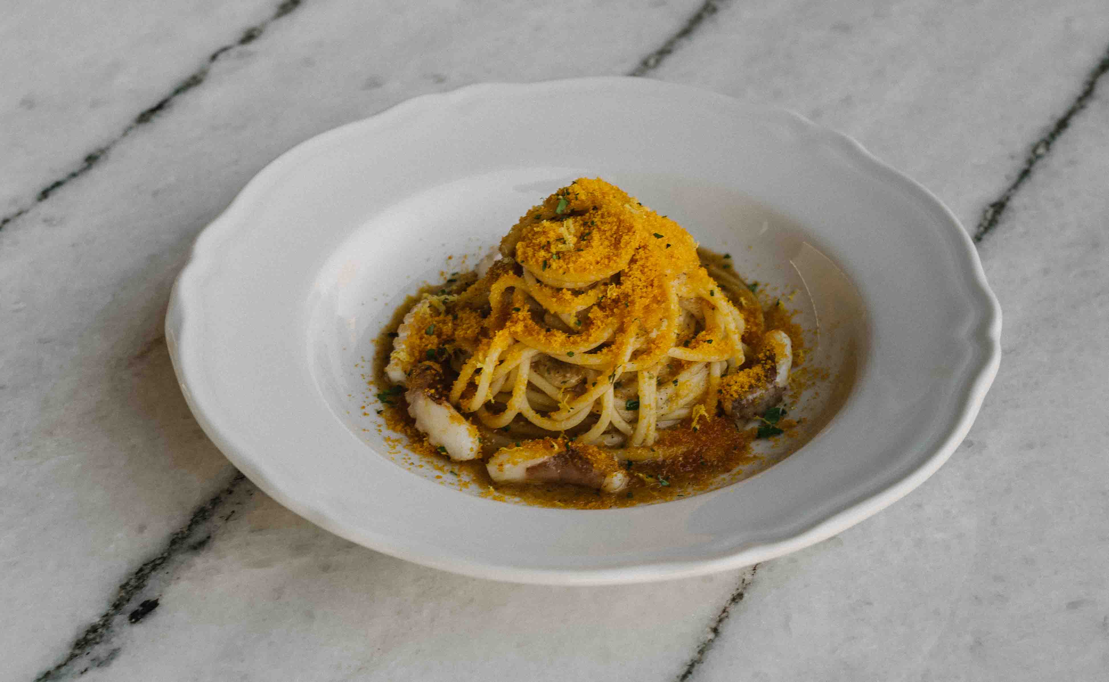 Patina fresh pasta and city views in Anguk