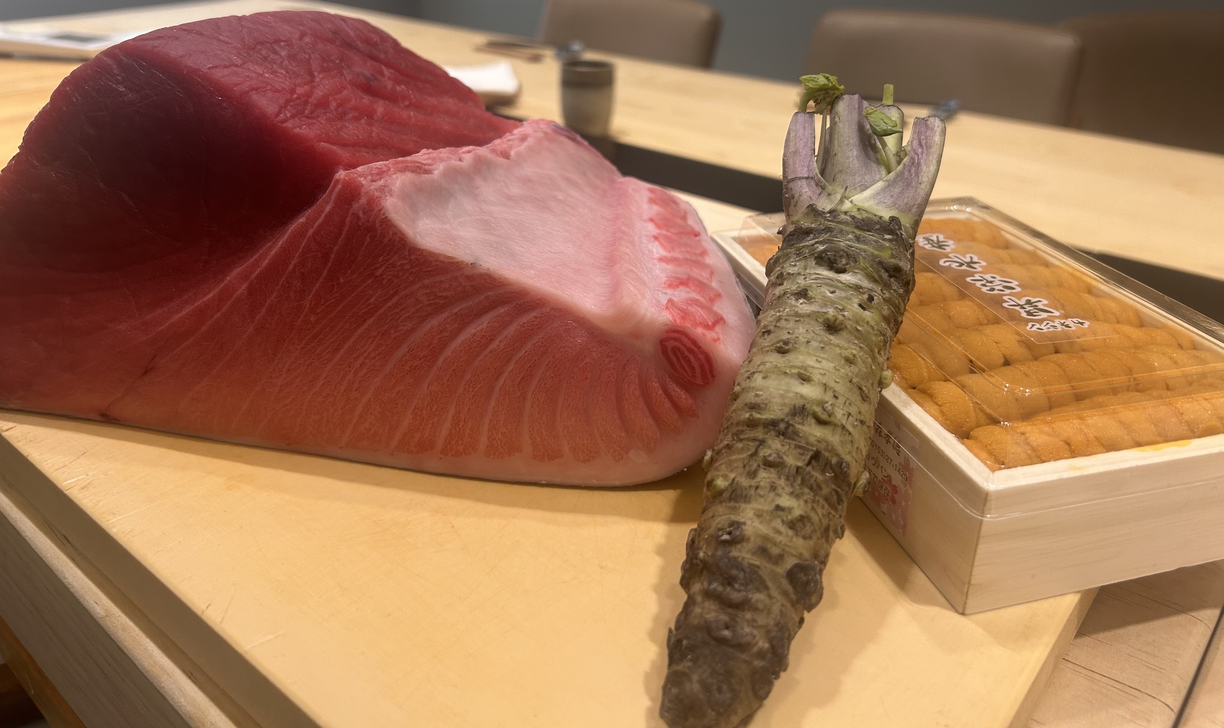 壽司古亭高檔omakase握壽司配新鮮山葵