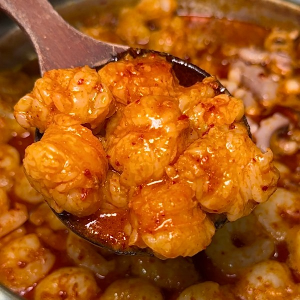 廣安里的Nakgobsae燉炒，內含章魚、牛肚及蝦