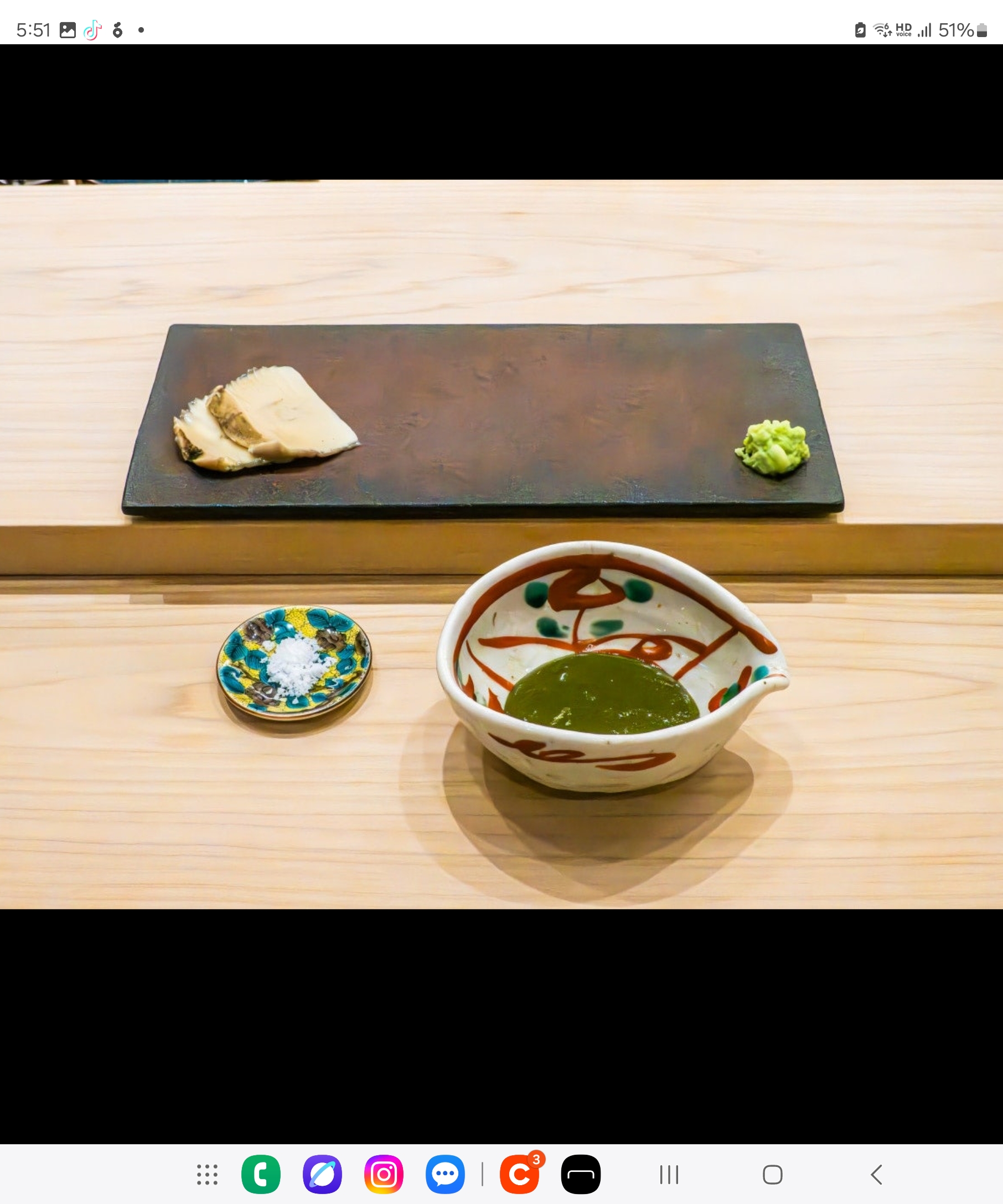 Umi Marine City sushi with uni and crab leg