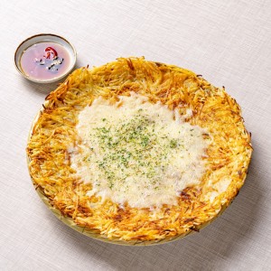 Potato pancake (28 cm; cheese +2.0 as listed)
