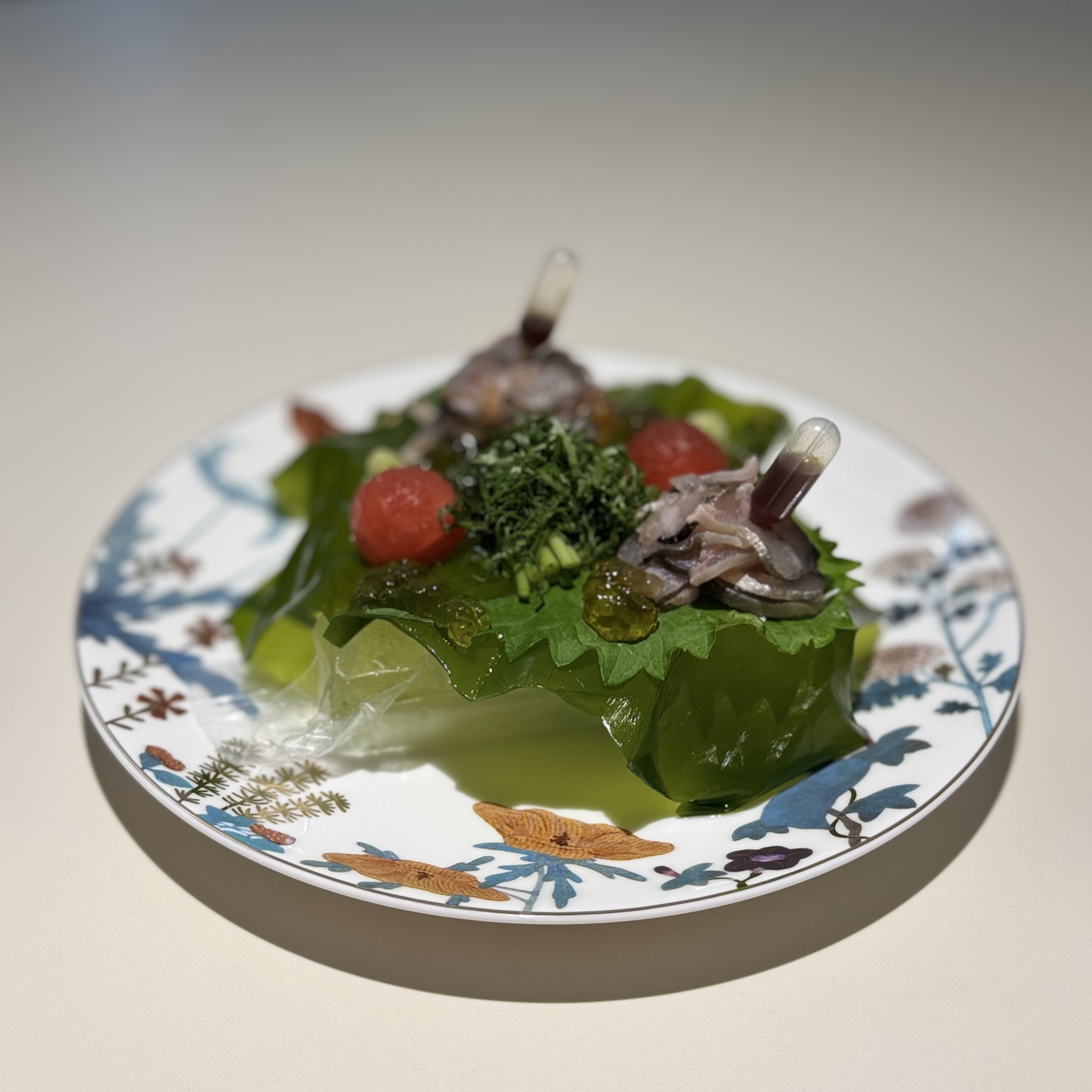 Ryunique hybrid cuisine with minimalist artistic plating