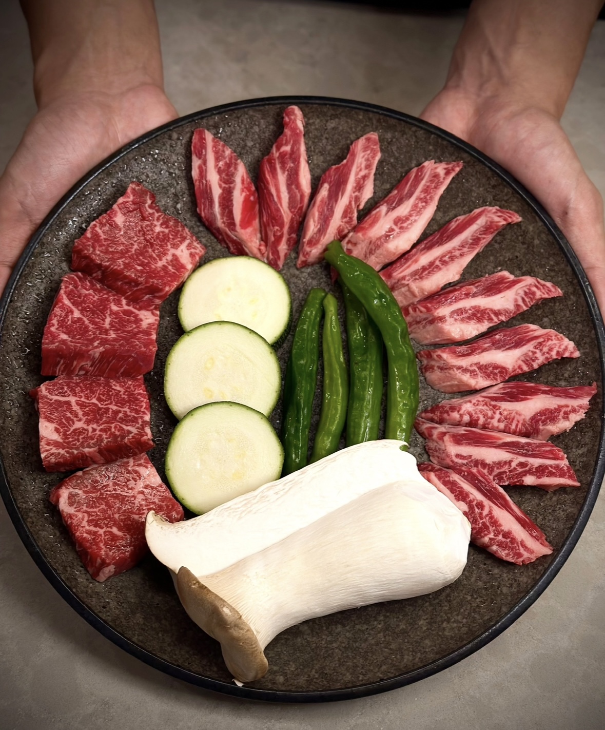 The Damwoo Hanwoo 1++ heifer course with wine pairing