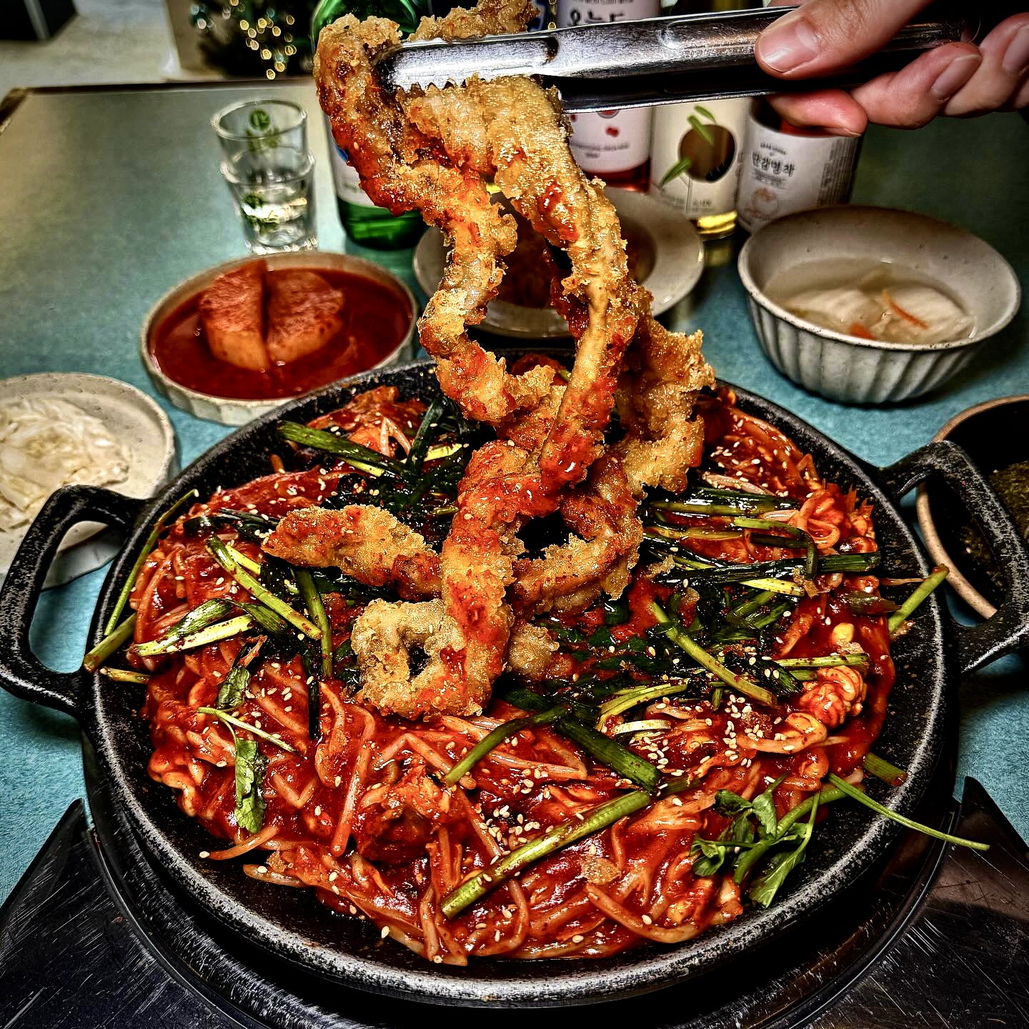 Seongsu AGU spicy braised monkfish with fried tripe