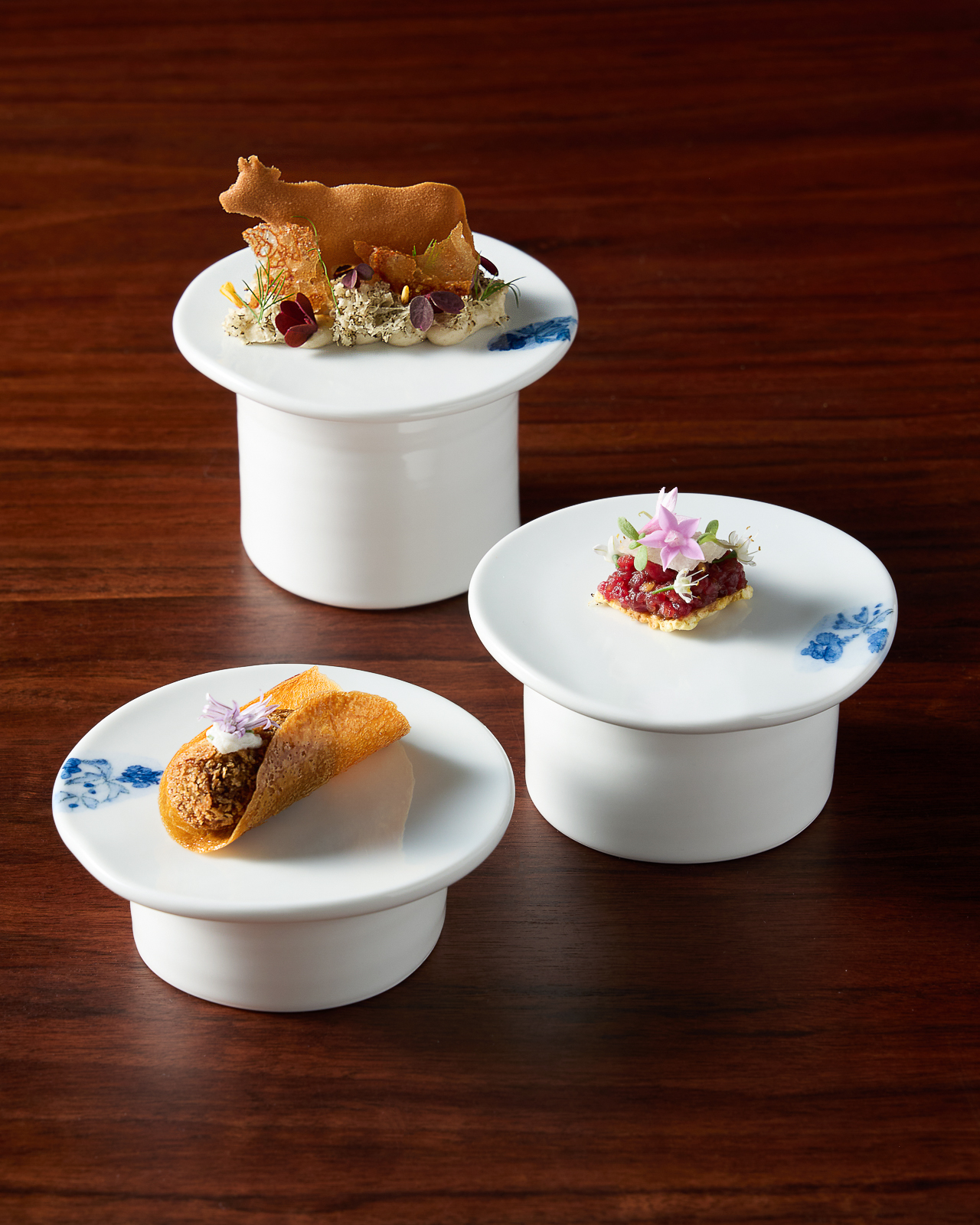 Cattle contemporary Korean course with dry-aged Hanwoo